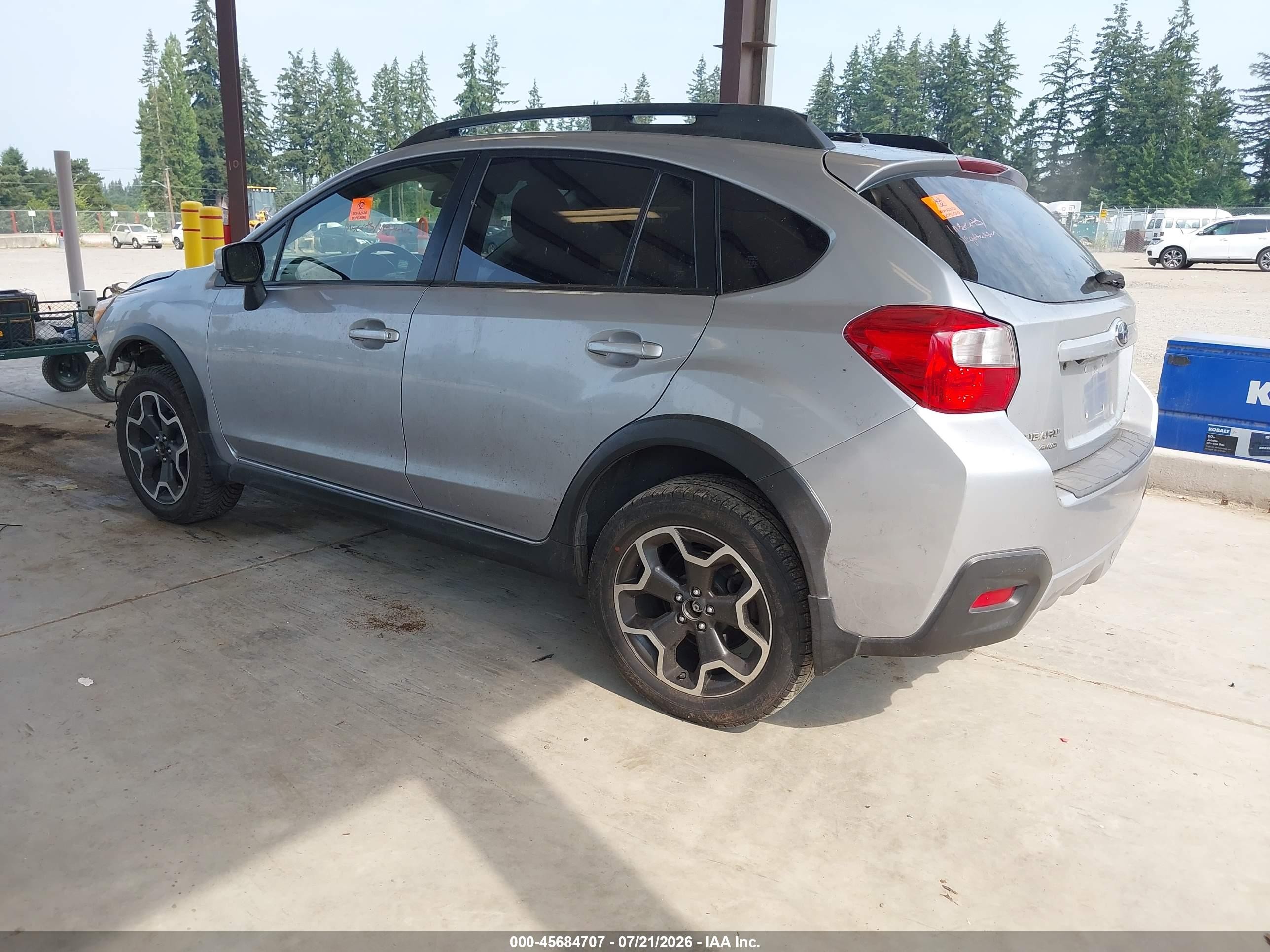 2015 Subaru Xv Crosstrek 2.0i Premium Silver vin: JF2GPAFC1FH223967