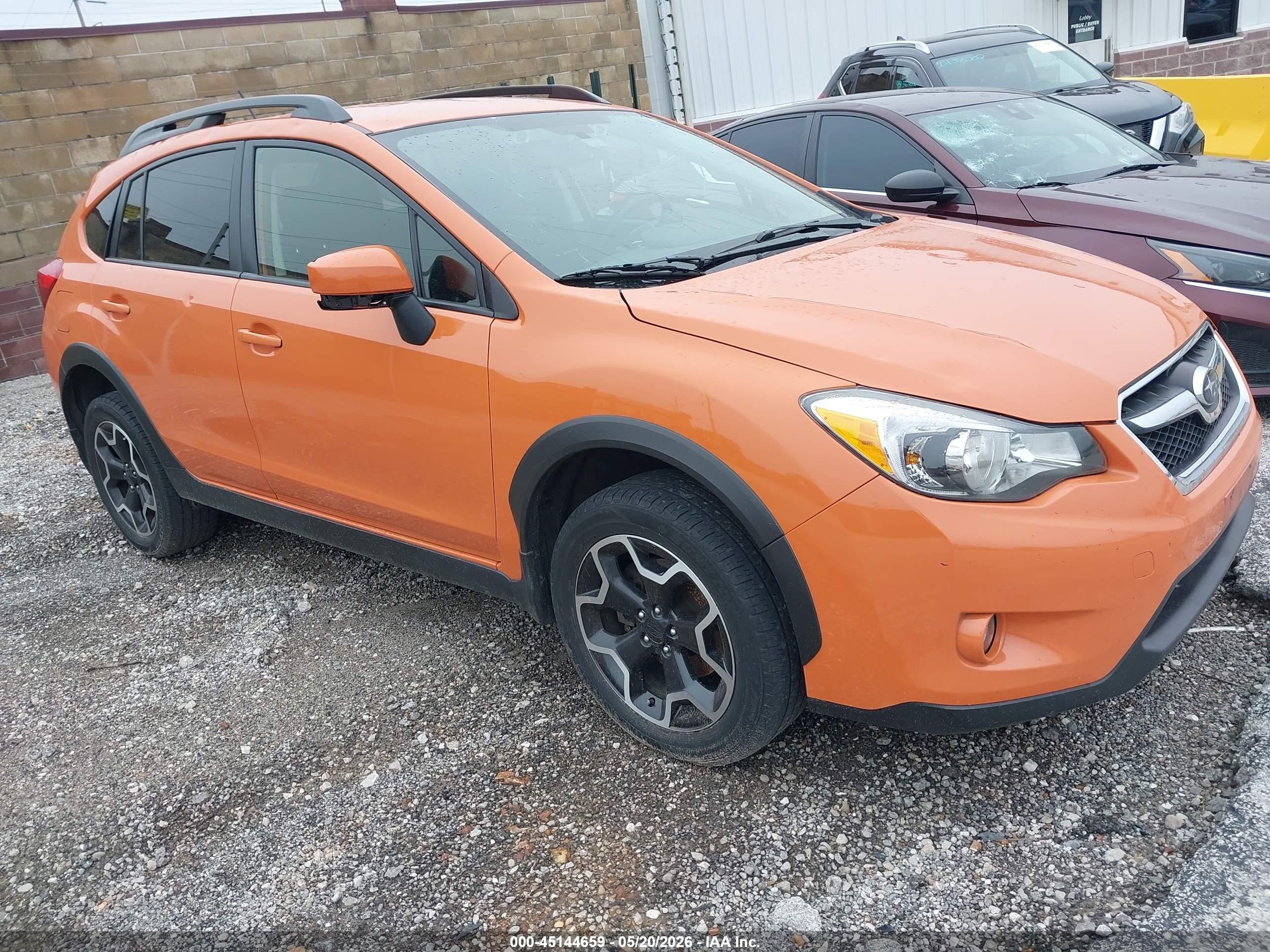 2015 Subaru Xv Crosstrek 2.0i Premium Orange vin: JF2GPAFC2F8281408