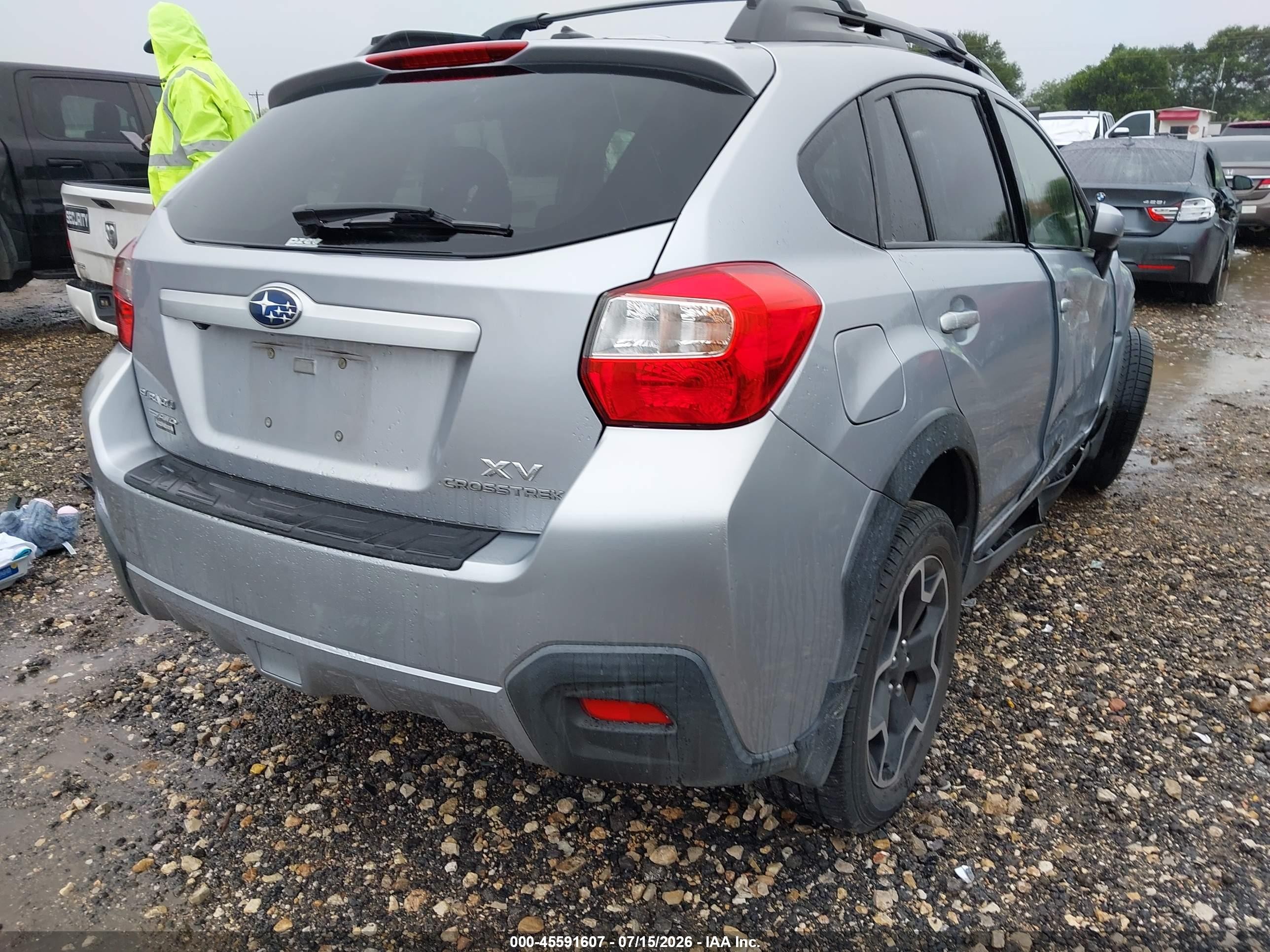 2015 Subaru Xv Crosstrek 2.0i Premium Silver vin: JF2GPAFC2F8306274