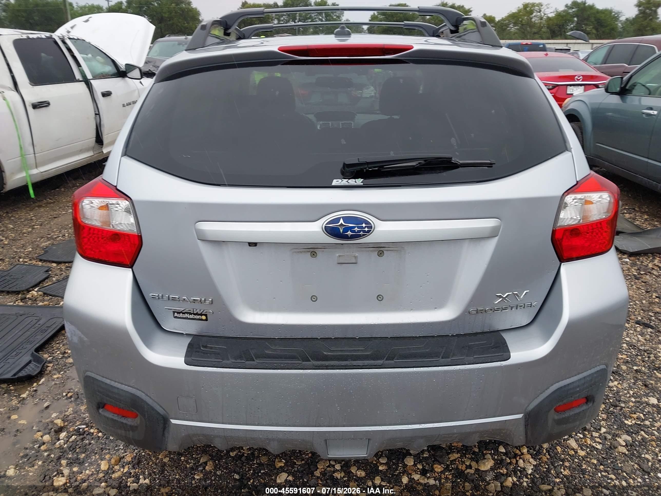 2015 Subaru Xv Crosstrek 2.0i Premium Silver vin: JF2GPAFC2F8306274