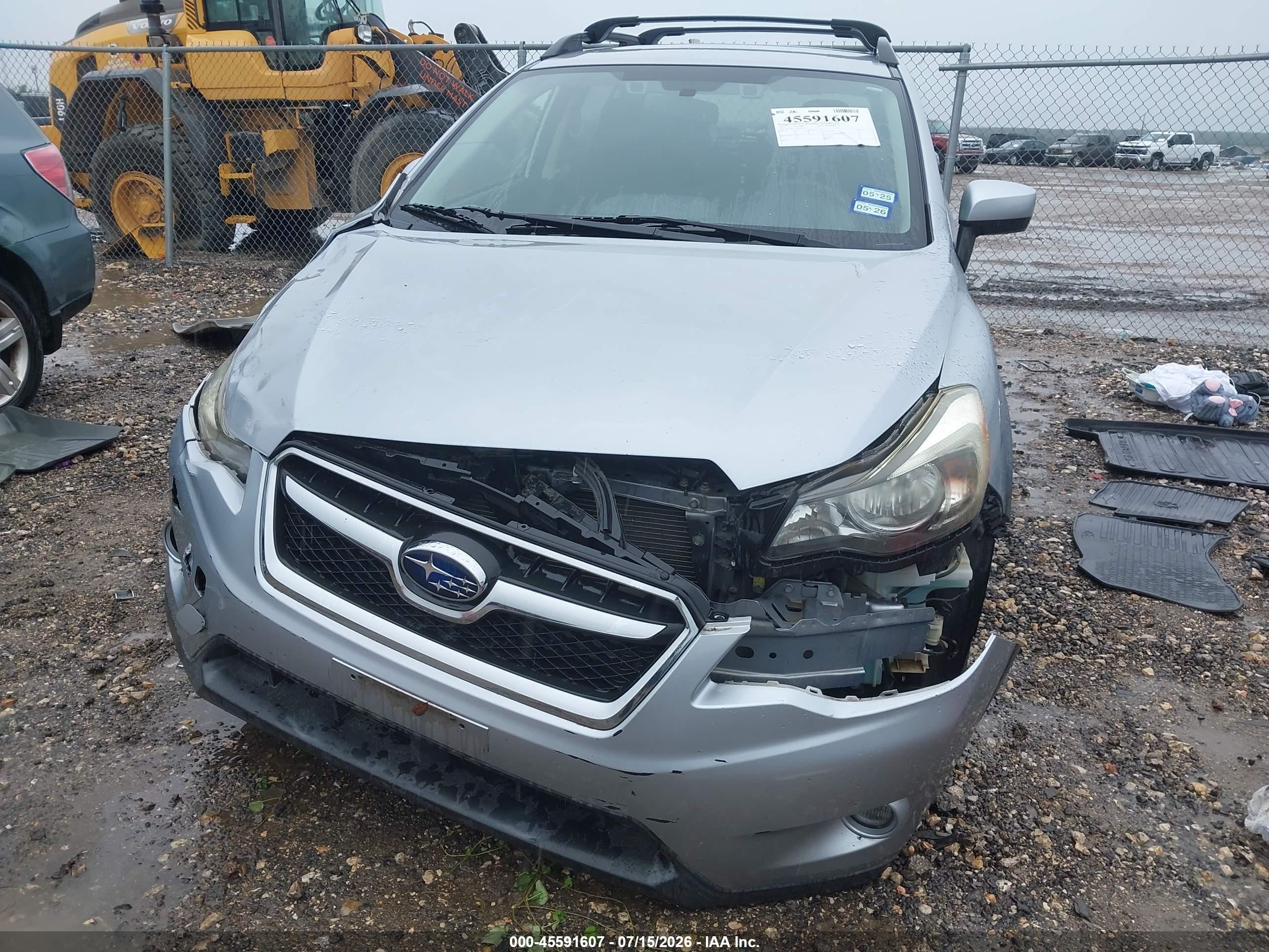 2015 Subaru Xv Crosstrek 2.0i Premium Silver vin: JF2GPAFC2F8306274