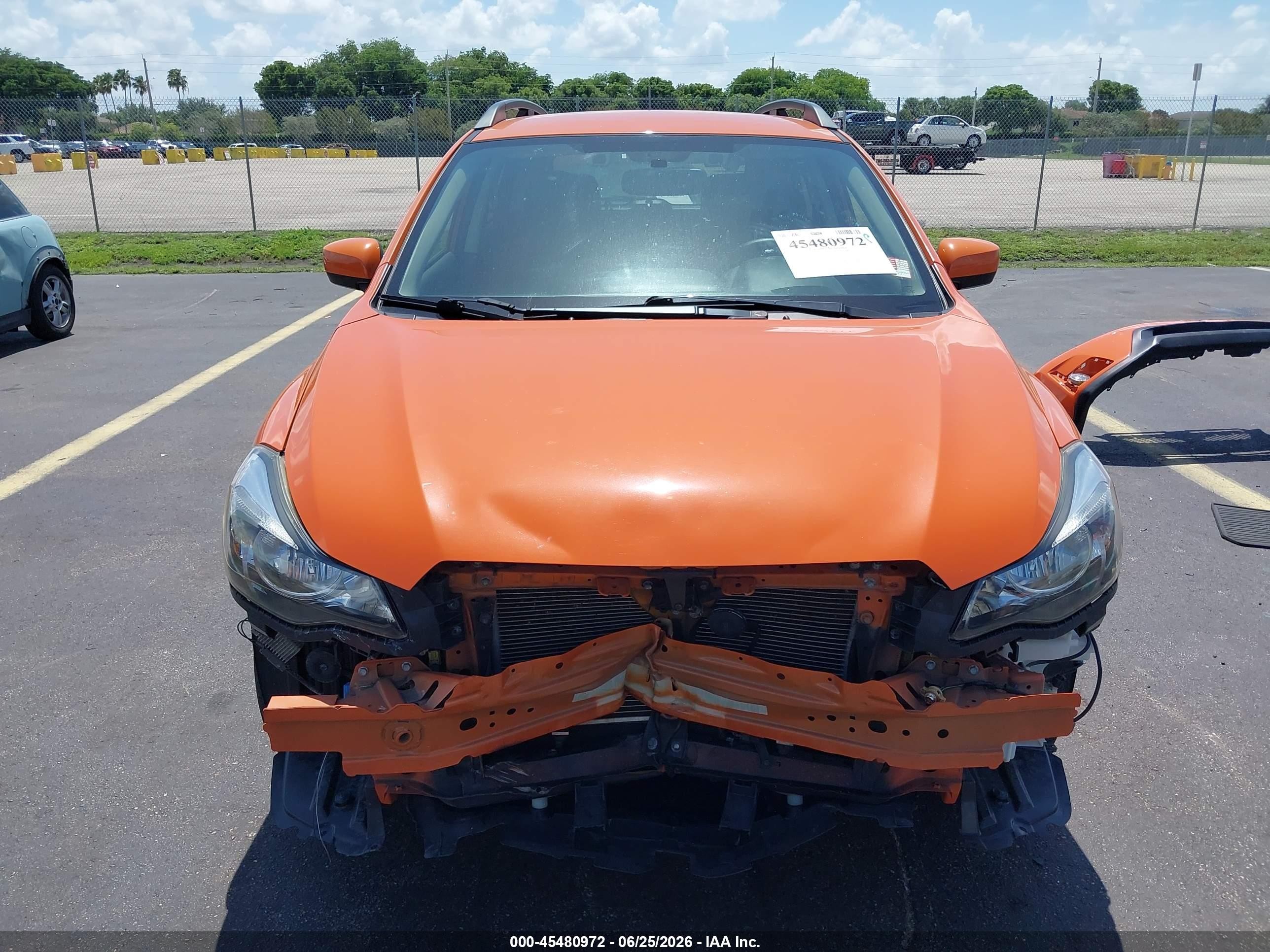 2015 Subaru Xv Crosstrek 2.0i Premium Orange vin: JF2GPAFC2F8327447