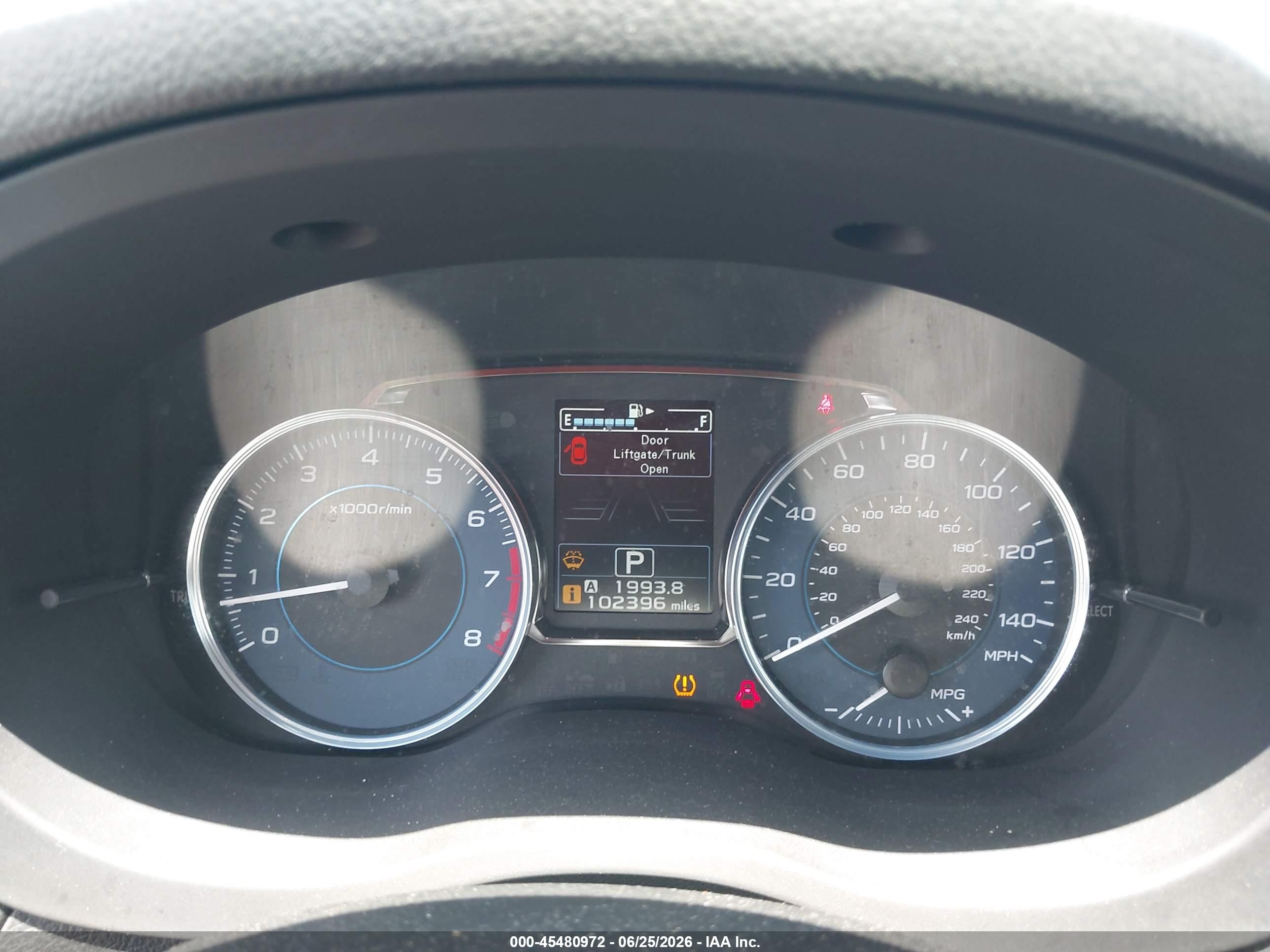 2015 Subaru Xv Crosstrek 2.0i Premium Orange vin: JF2GPAFC2F8327447