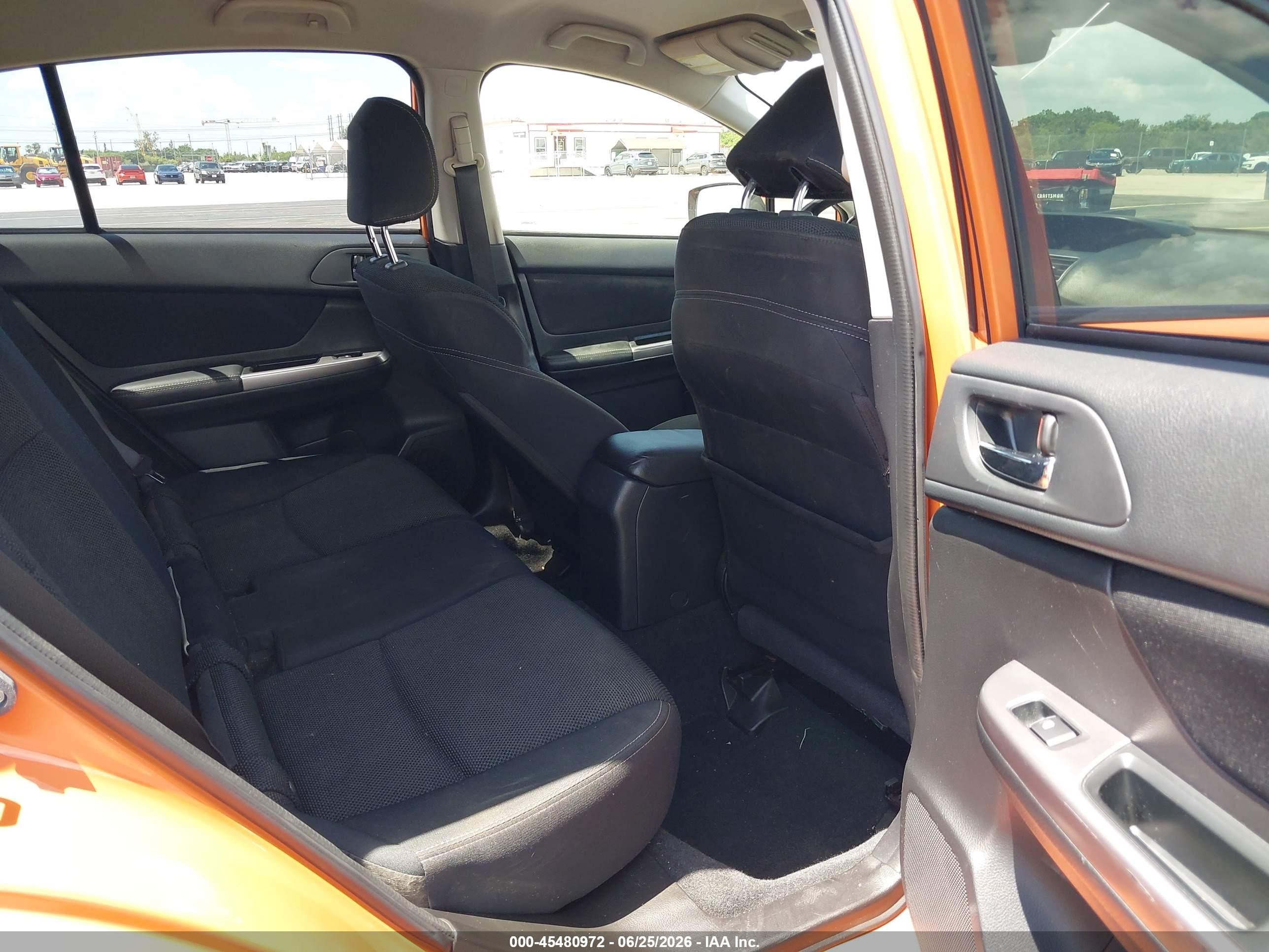 2015 Subaru Xv Crosstrek 2.0i Premium Orange vin: JF2GPAFC2F8327447