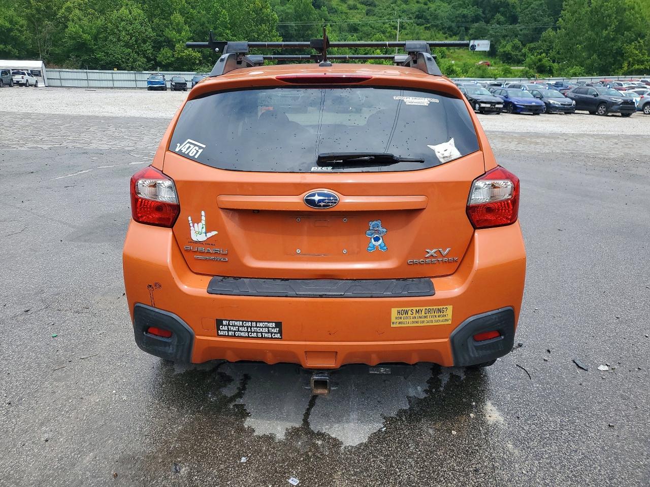 2015 Subaru Xv Crosstrek 2.0 Premium Orange vin: JF2GPAFC4F8326719