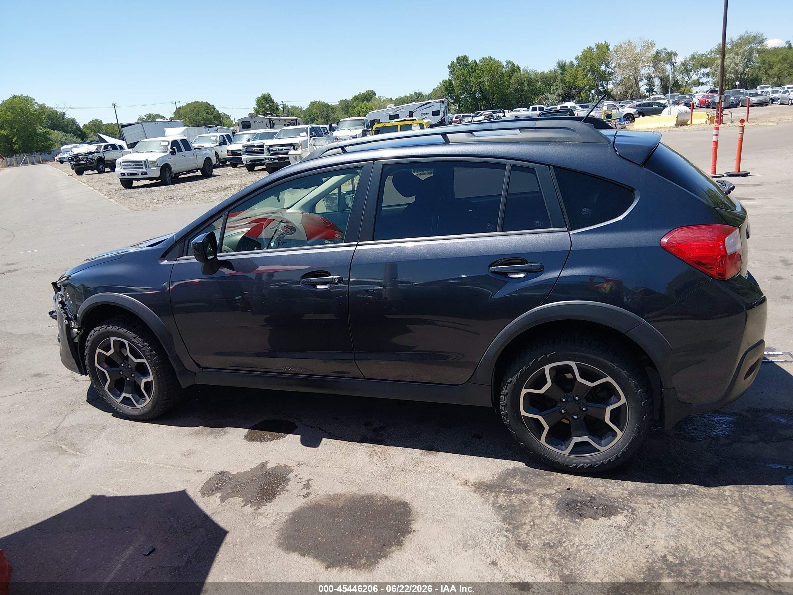 2015 Subaru Xv Crosstrek 2.0i Premium Gray vin: JF2GPAFC6FH212530