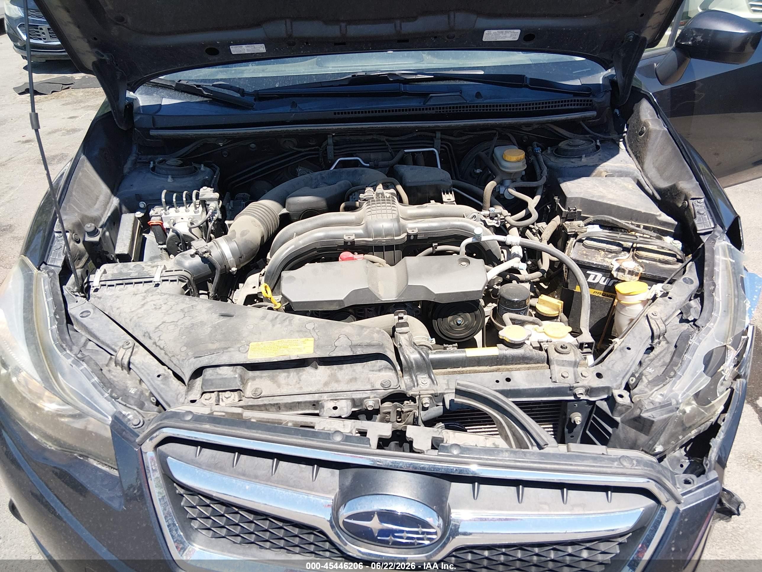 2015 Subaru Xv Crosstrek 2.0i Premium Gray vin: JF2GPAFC6FH212530
