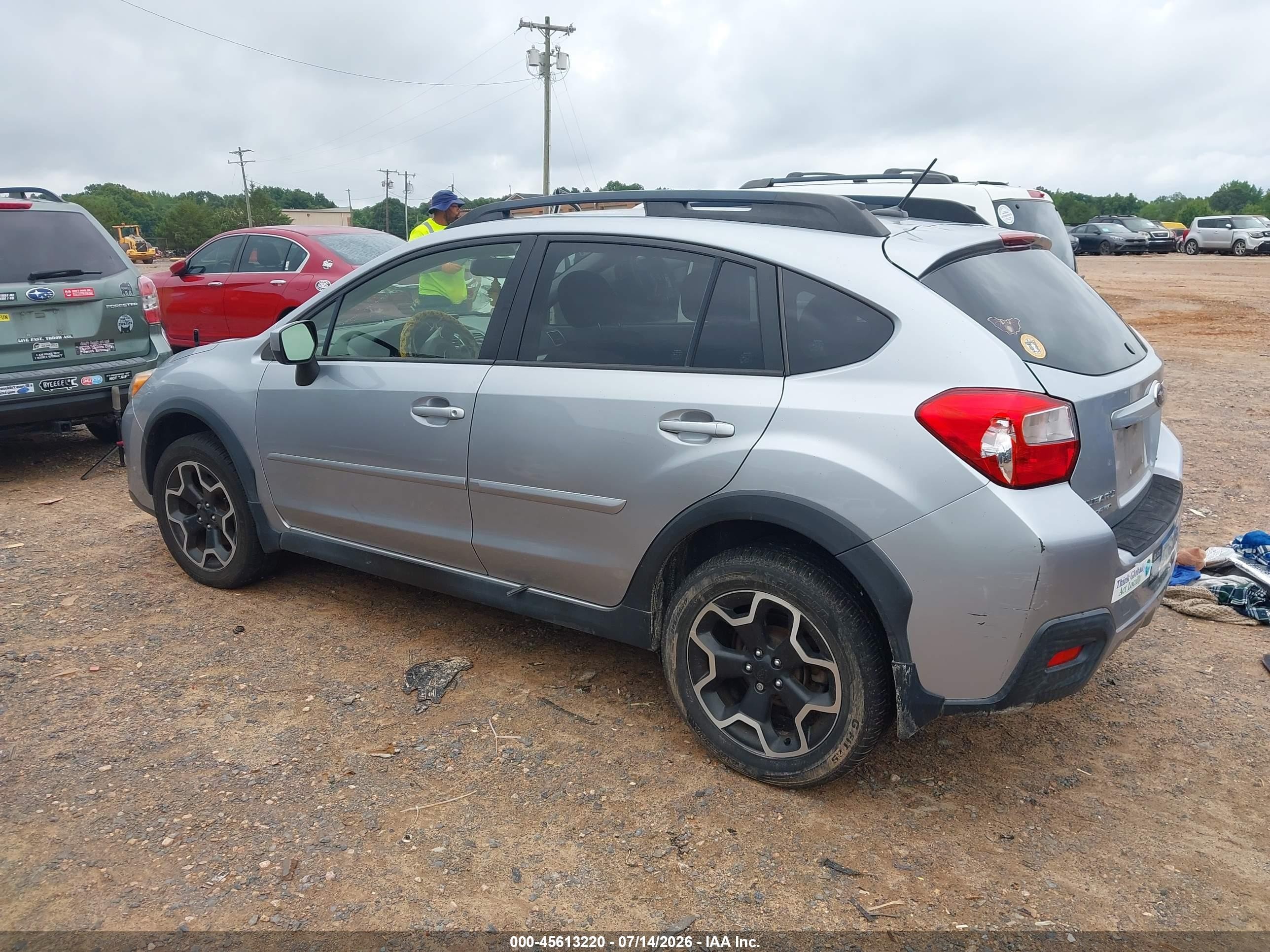 2015 Subaru Xv Crosstrek 2.0i Premium Silver vin: JF2GPAFC7FH317125