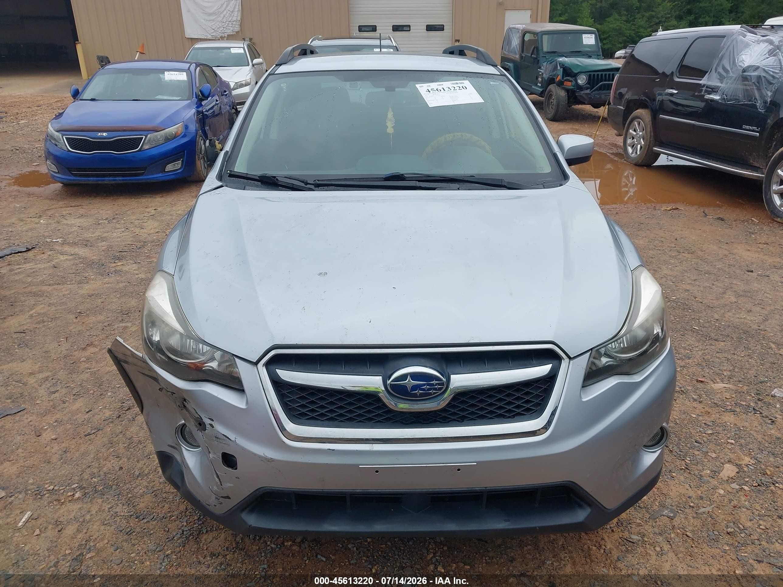 2015 Subaru Xv Crosstrek 2.0i Premium Silver vin: JF2GPAFC7FH317125