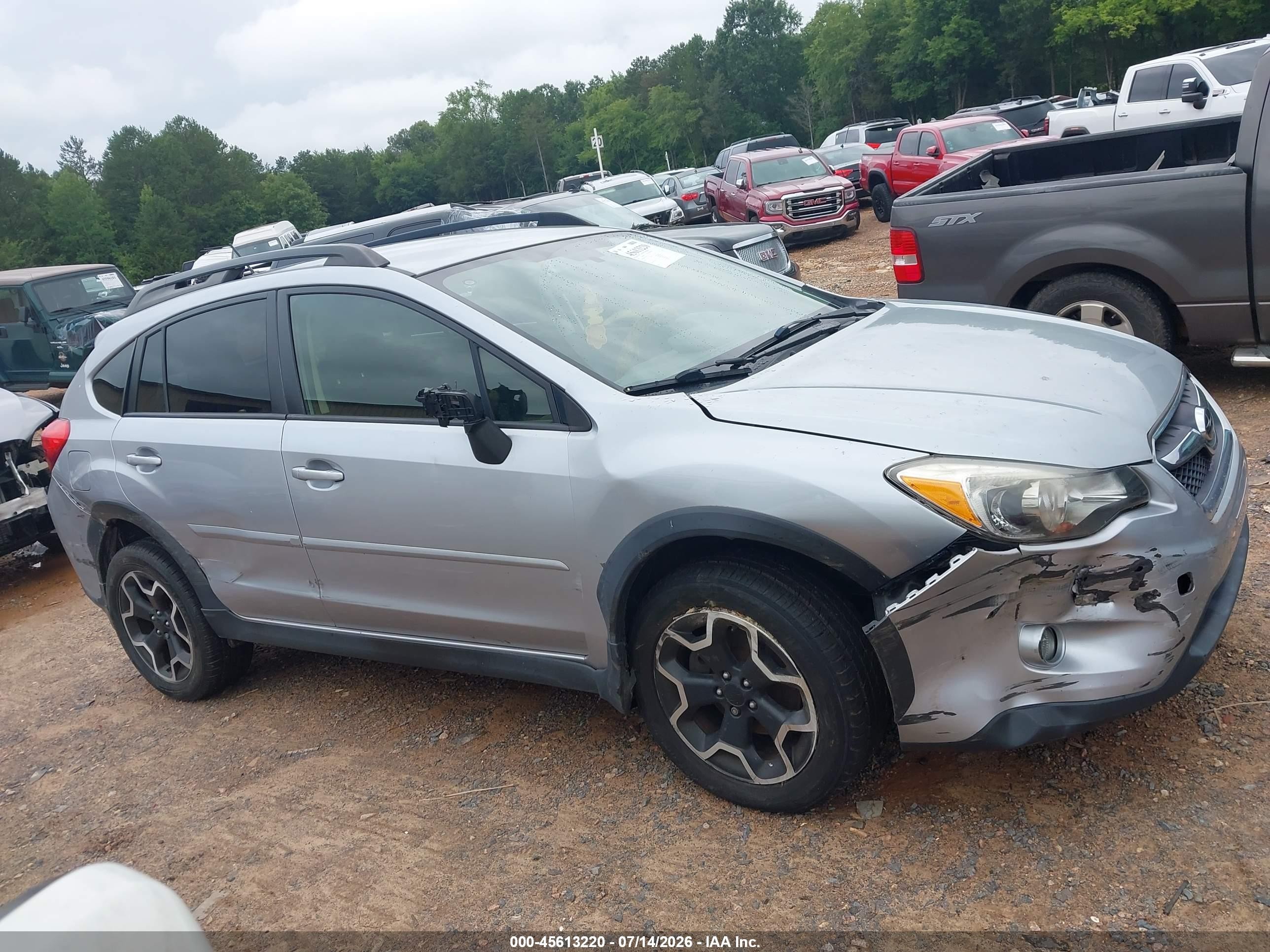 2015 Subaru Xv Crosstrek 2.0i Premium Silver vin: JF2GPAFC7FH317125