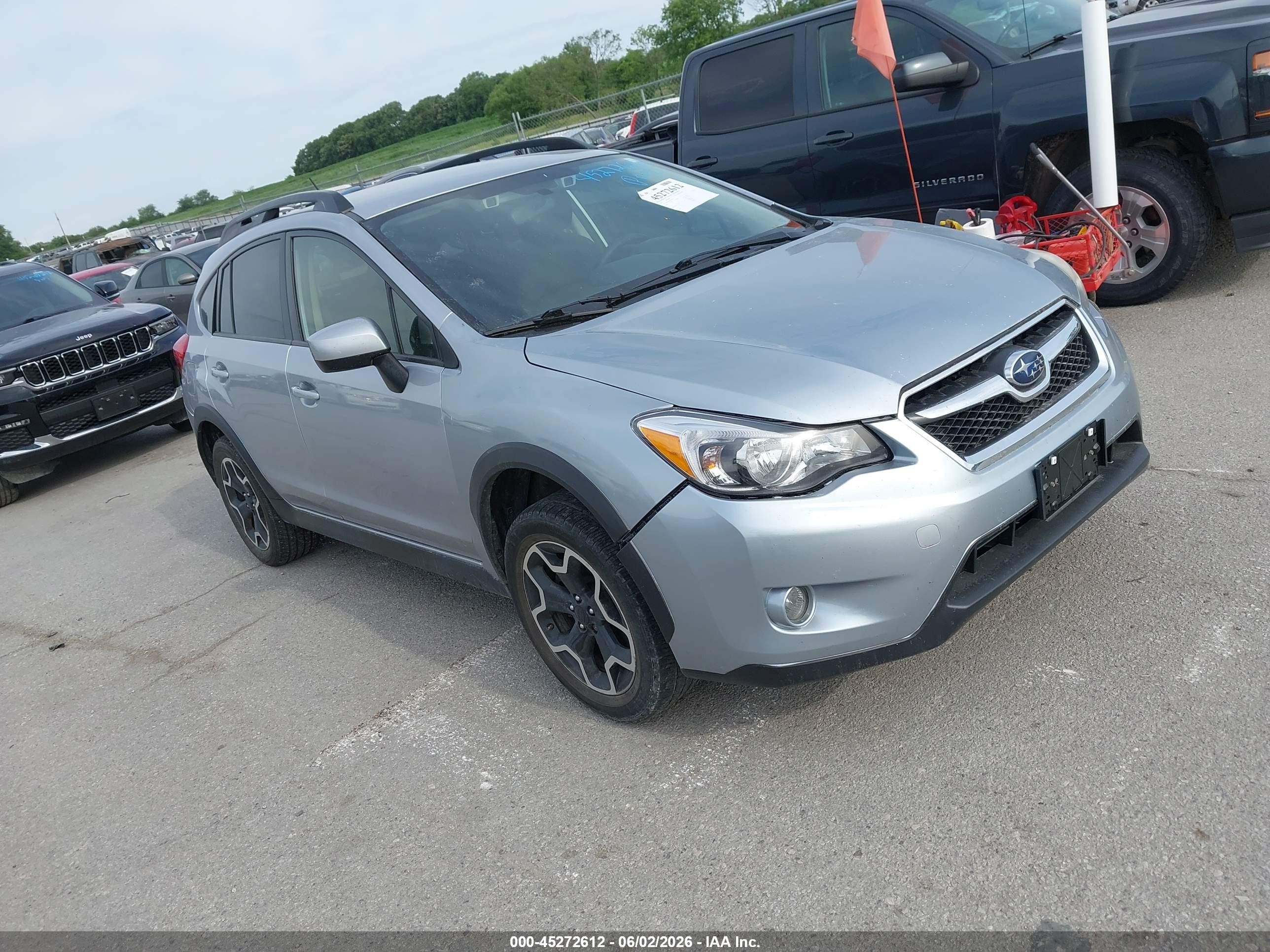 2015 Subaru Xv Crosstrek 2.0i Premium Silver vin: JF2GPAFC8F8228812