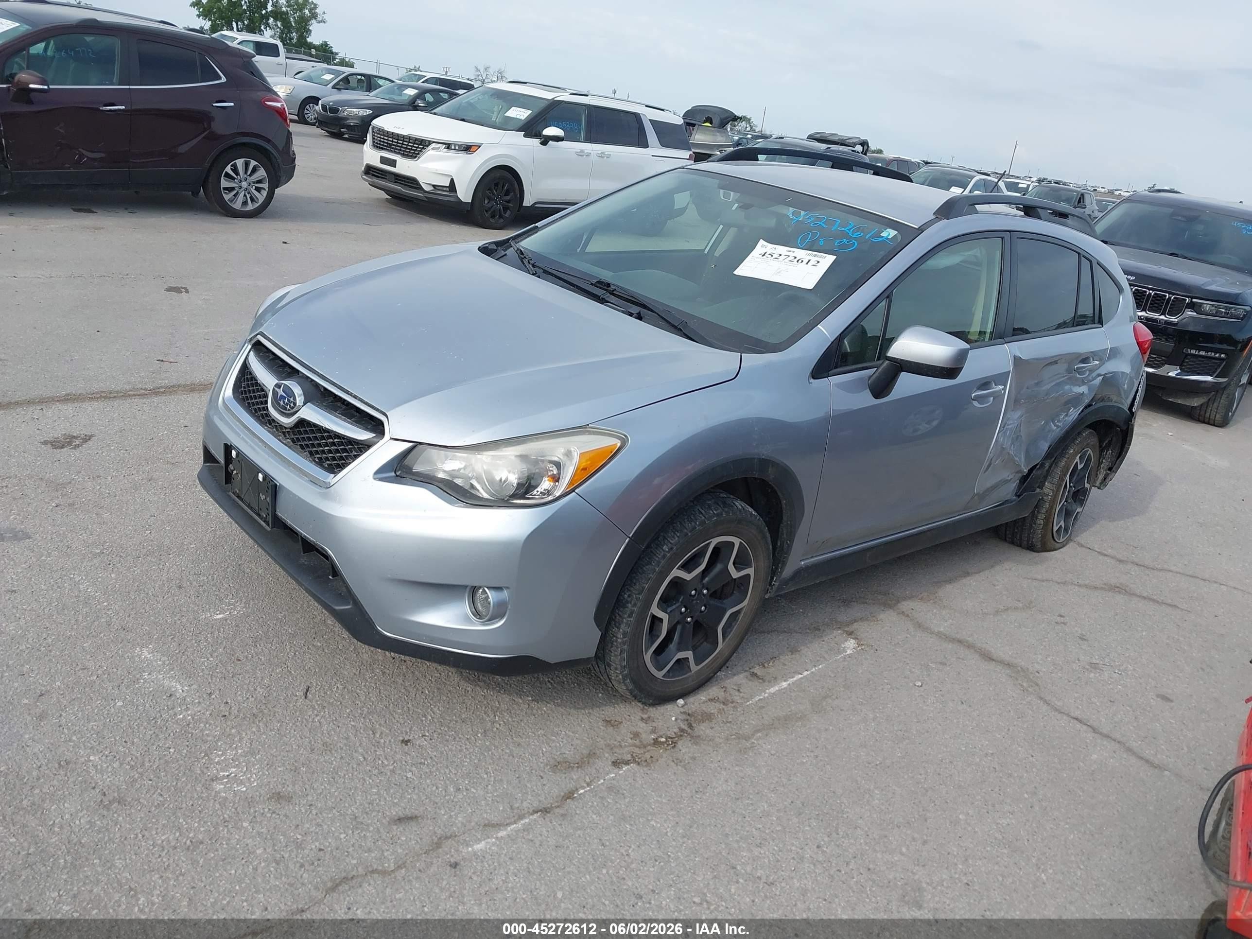 2015 Subaru Xv Crosstrek 2.0i Premium Silver vin: JF2GPAFC8F8228812