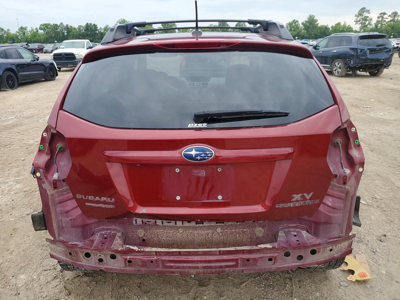 2015 Subaru Xv Crosstrek 2.0 Premium Red vin: JF2GPAFC8F8298181