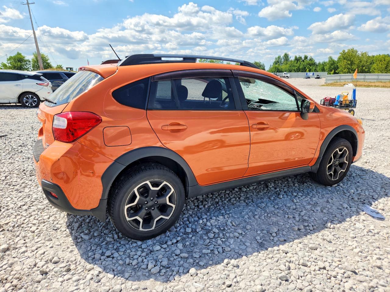 2015 Subaru Xv Crosstrek 2.0 Premium Orange vin: JF2GPAFC8FH321247
