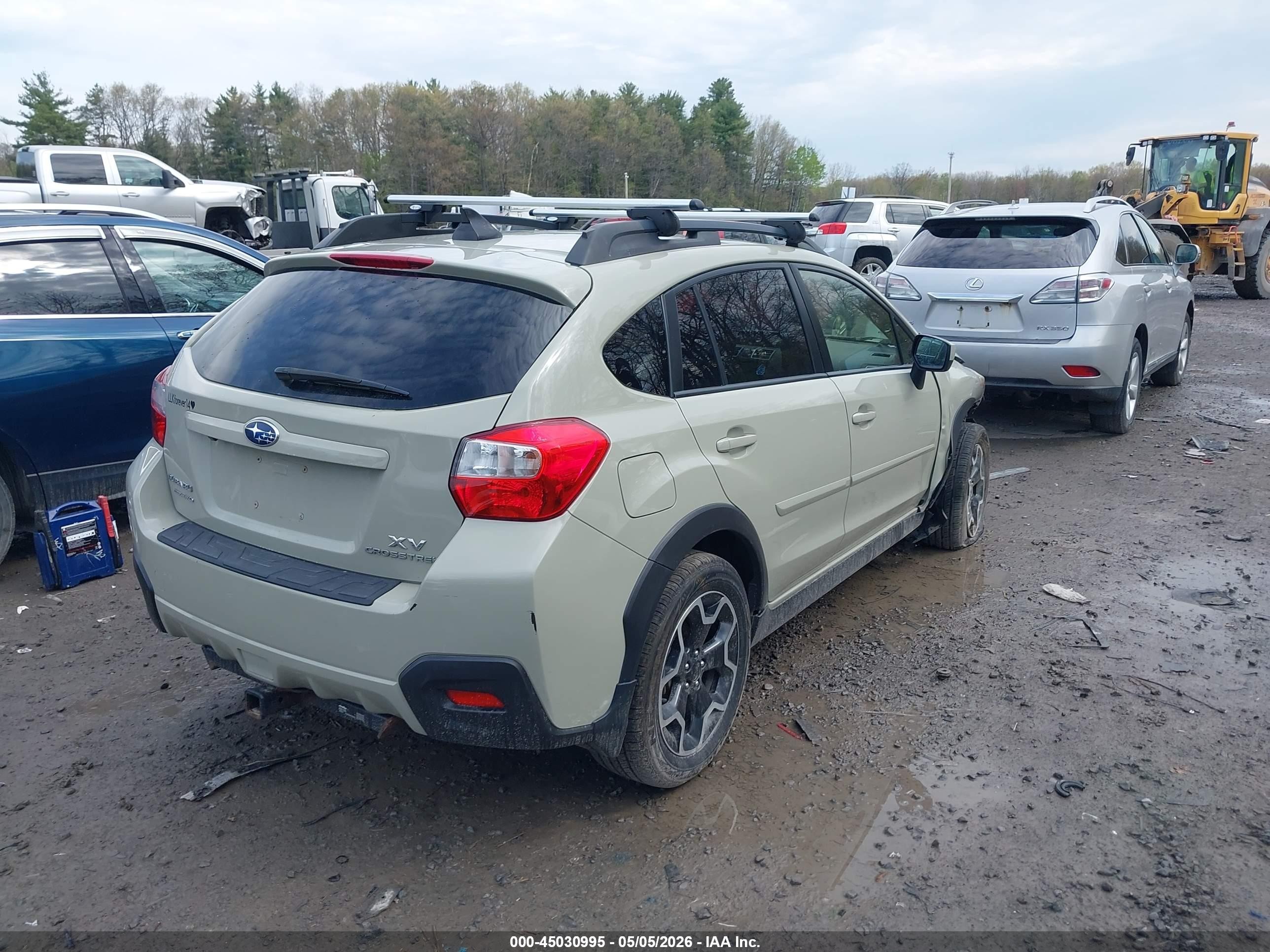 2015 Subaru Xv Crosstrek 2.0i Premium Pewter vin: JF2GPAFC9F8309432