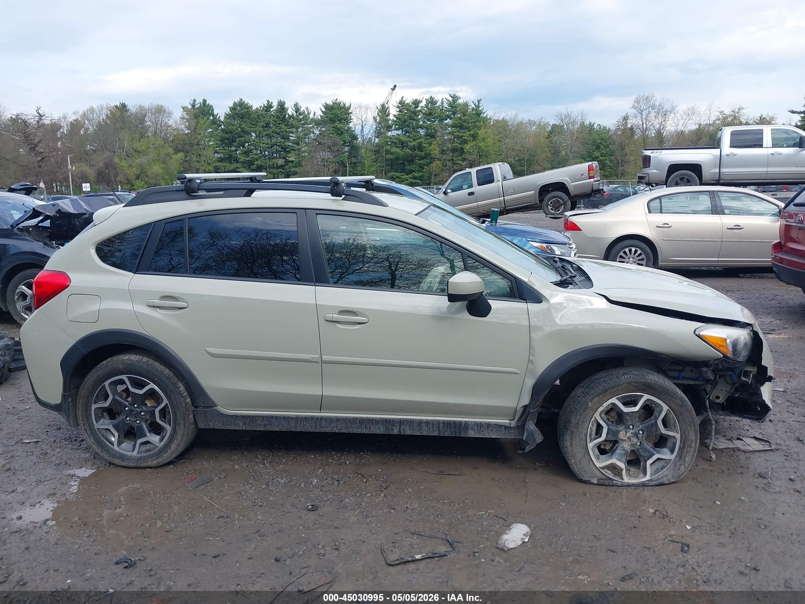 2015 Subaru Xv Crosstrek 2.0i Premium Pewter vin: JF2GPAFC9F8309432