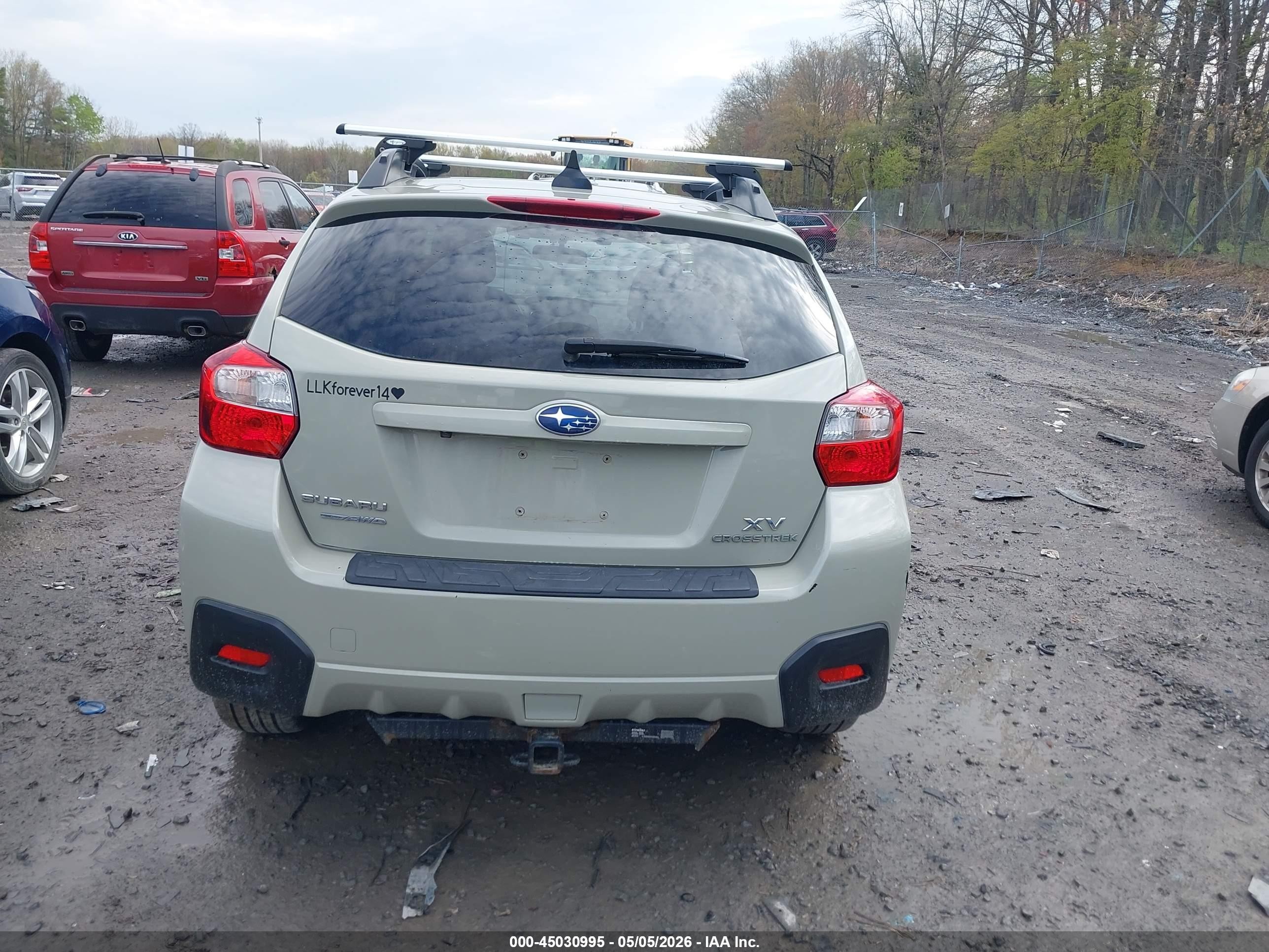 2015 Subaru Xv Crosstrek 2.0i Premium Pewter vin: JF2GPAFC9F8309432