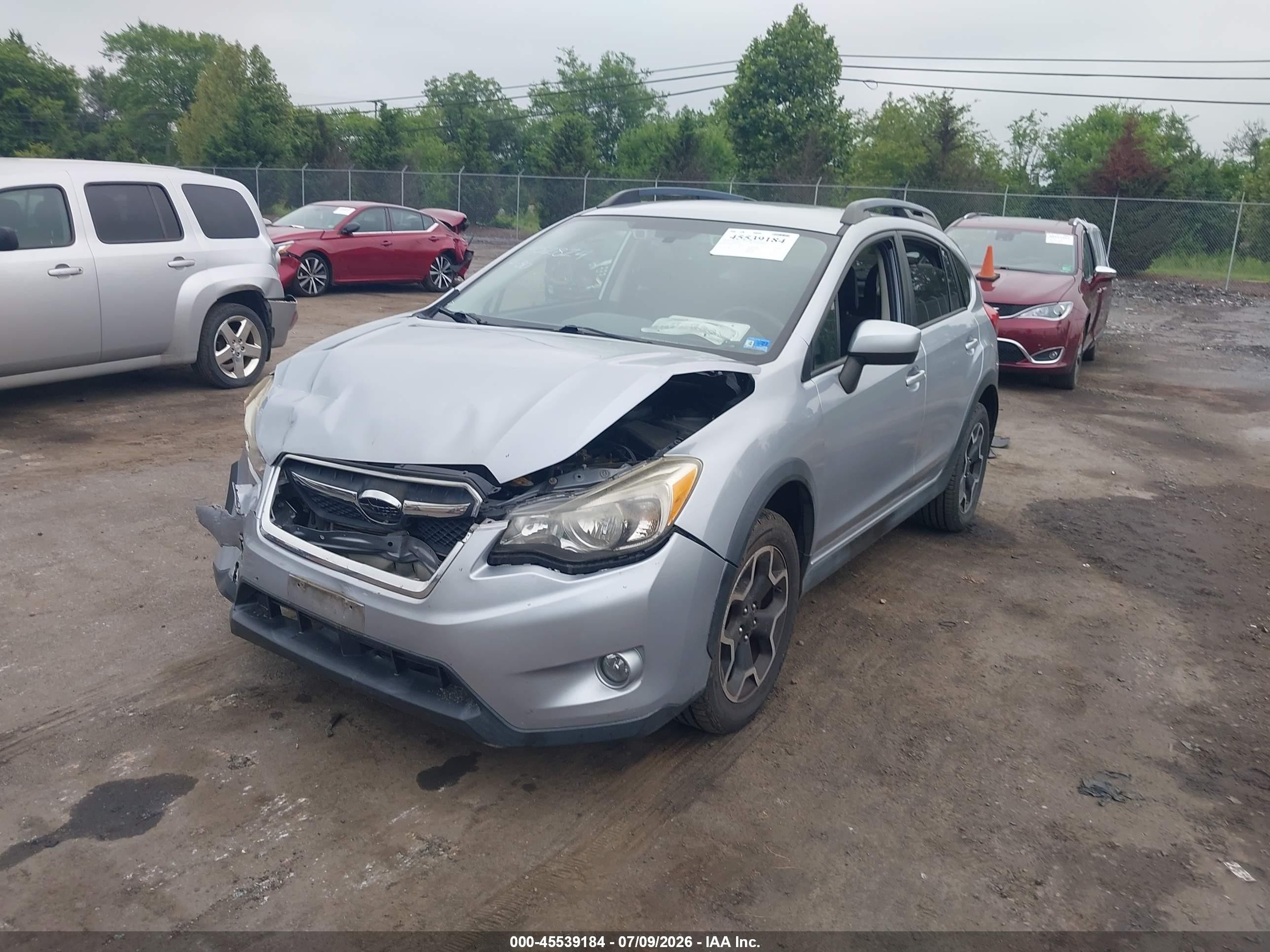 2015 Subaru Xv Crosstrek 2.0i Premium Silver vin: JF2GPAFC9F8309527