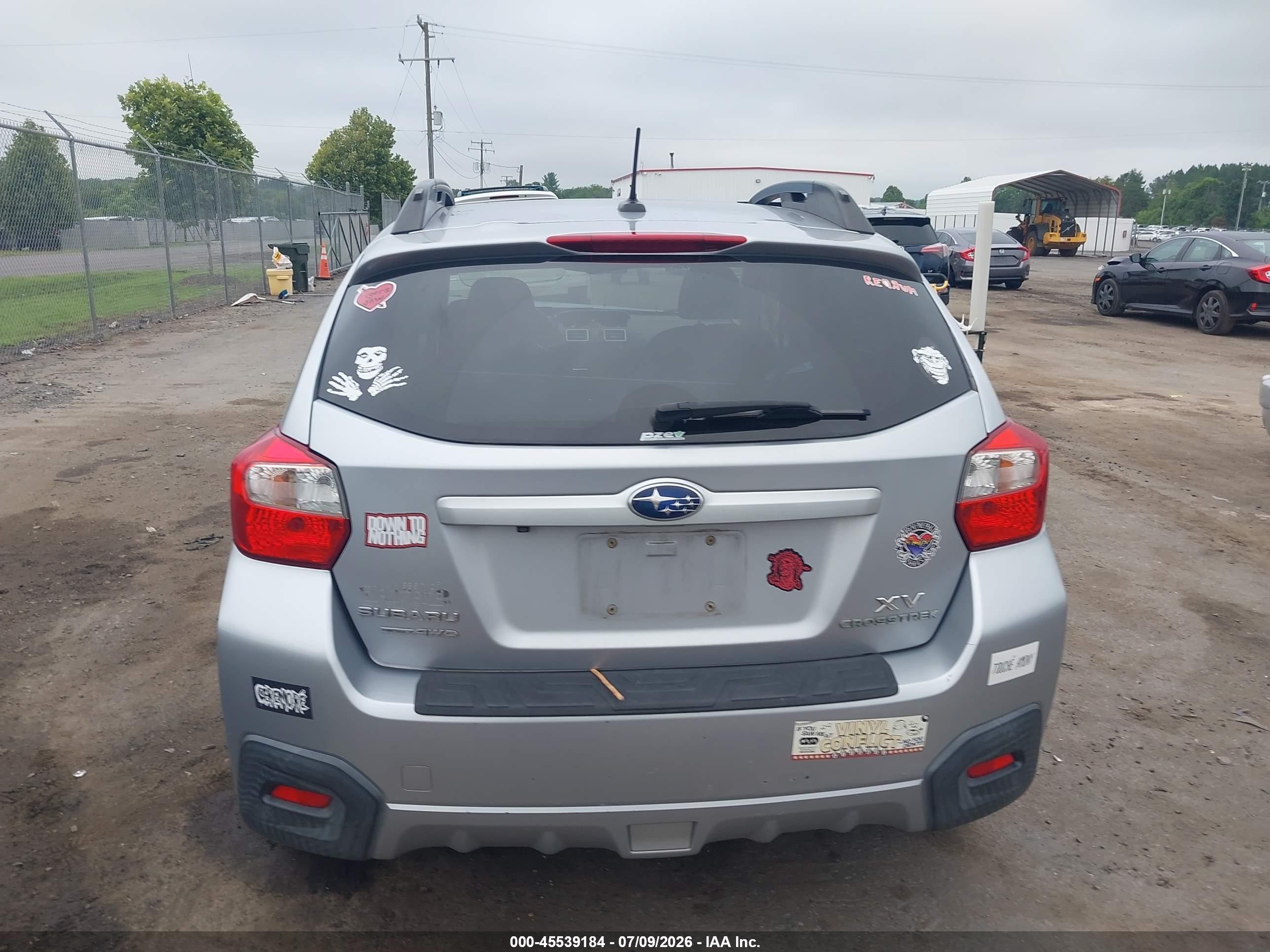 2015 Subaru Xv Crosstrek 2.0i Premium Silver vin: JF2GPAFC9F8309527