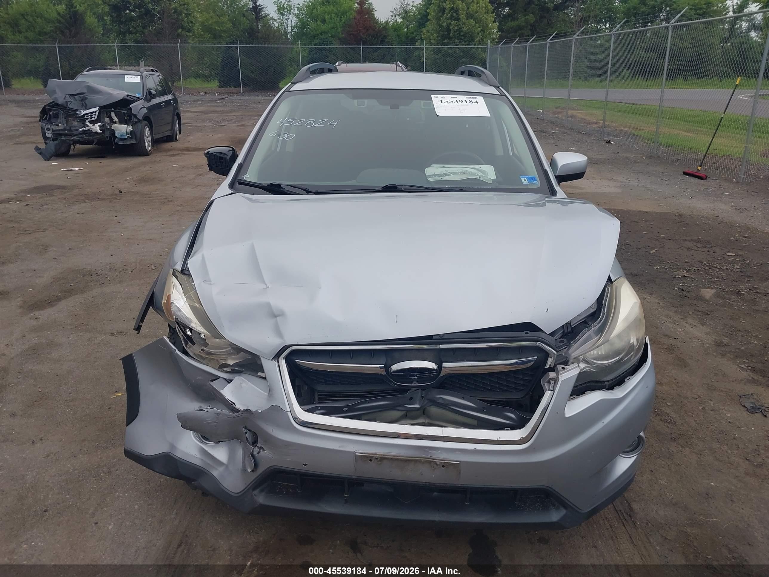 2015 Subaru Xv Crosstrek 2.0i Premium Silver vin: JF2GPAFC9F8309527