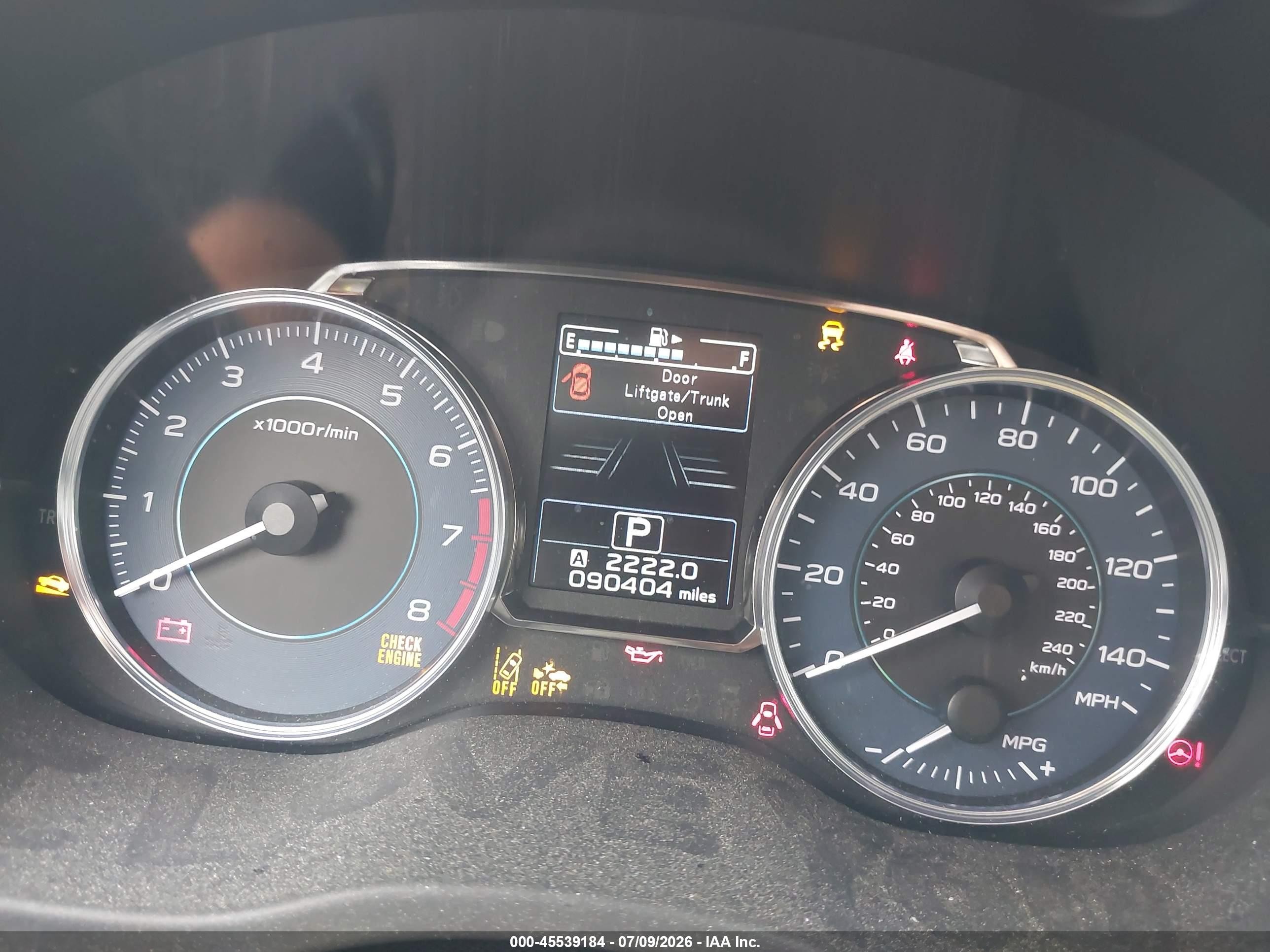 2015 Subaru Xv Crosstrek 2.0i Premium Silver vin: JF2GPAFC9F8309527