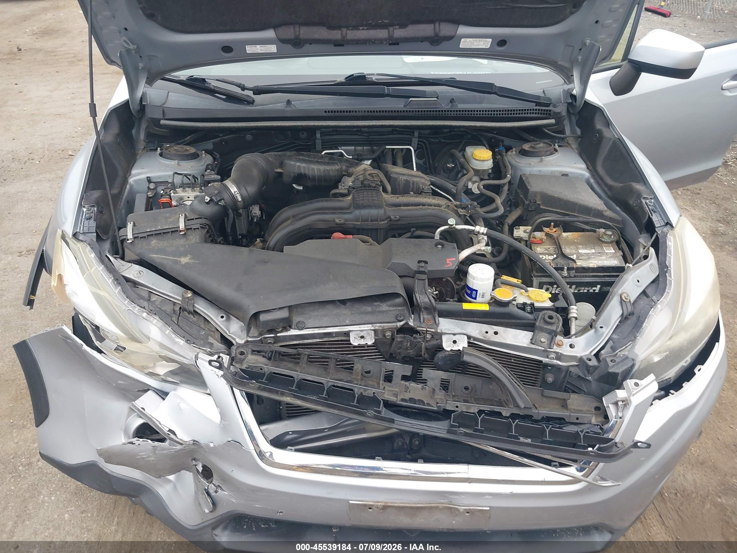 2015 Subaru Xv Crosstrek 2.0i Premium Silver vin: JF2GPAFC9F8309527
