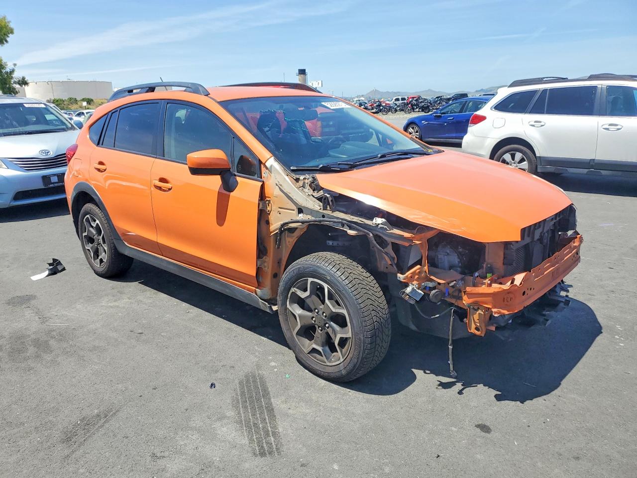 2015 Subaru Xv Crosstrek 2.0 Premium Orange vin: JF2GPAFC9F8323704
