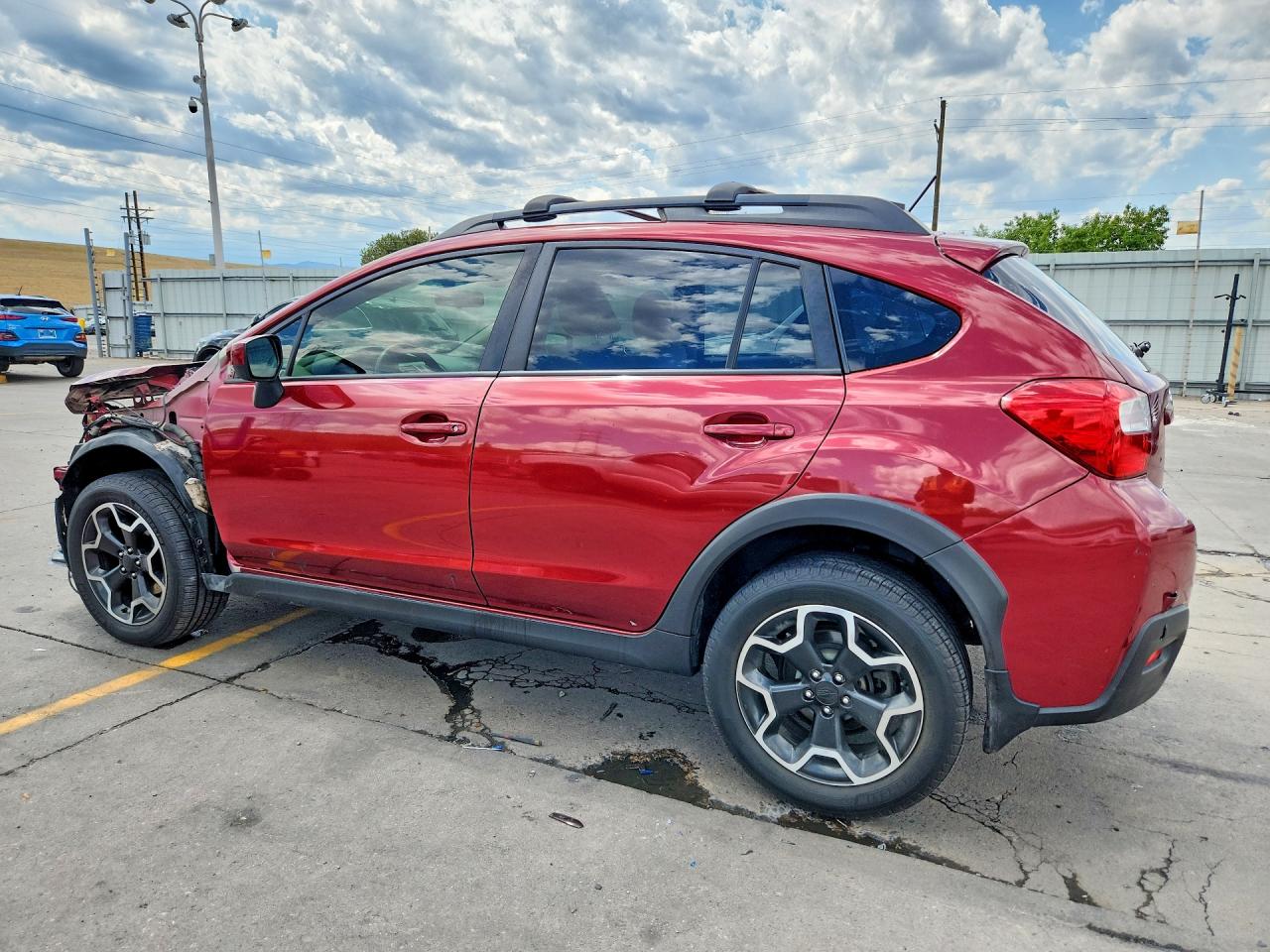 2015 Subaru Xv Crosstrek 2.0 Premium Burgundy vin: JF2GPAFCXF8322609