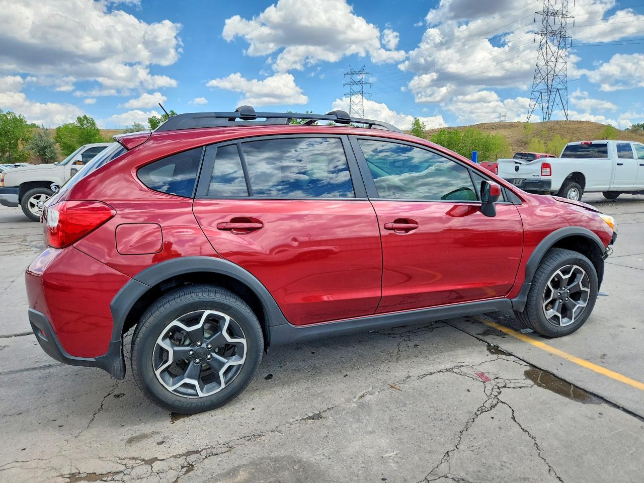 2015 Subaru Xv Crosstrek 2.0 Premium Burgundy vin: JF2GPAFCXF8322609
