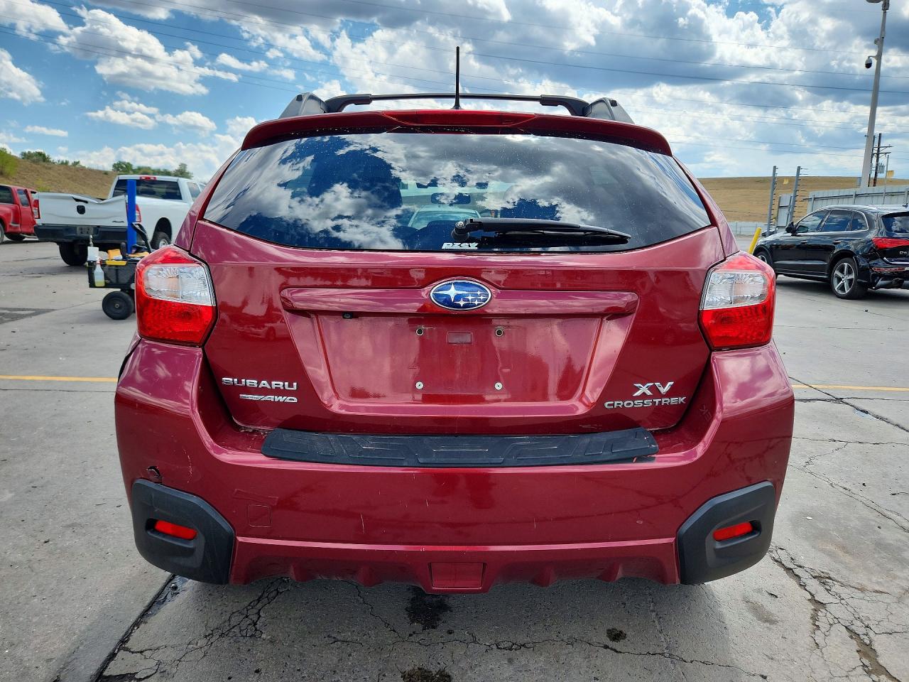 2015 Subaru Xv Crosstrek 2.0 Premium Burgundy vin: JF2GPAFCXF8322609
