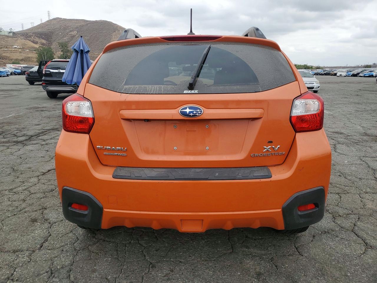 2015 Subaru Xv Crosstrek 2.0 Premium Orange vin: JF2GPAFCXFH288803
