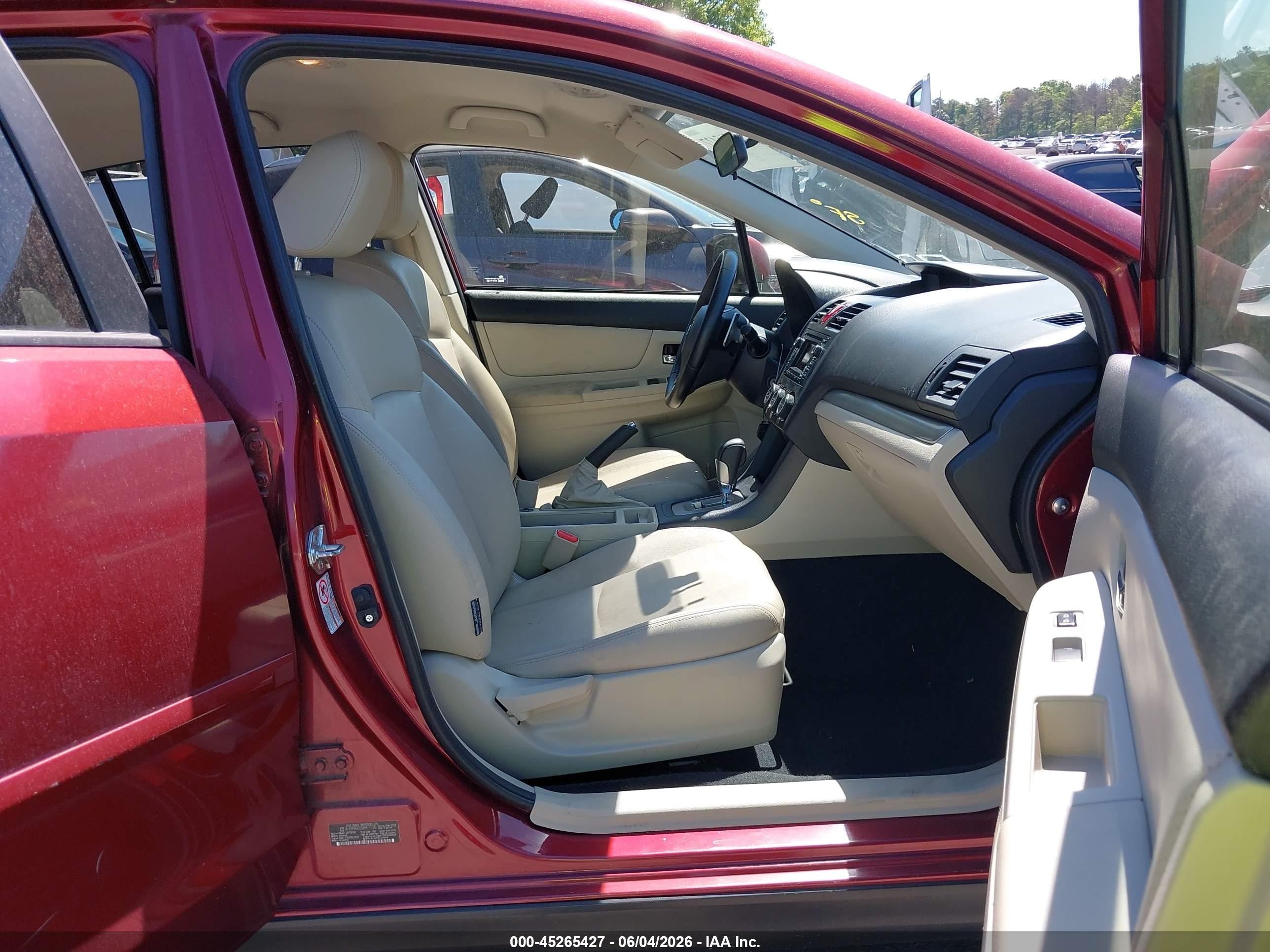 2013 Subaru Xv Crosstrek 2.0i Limited Red vin: JF2GPAGC0DH877726