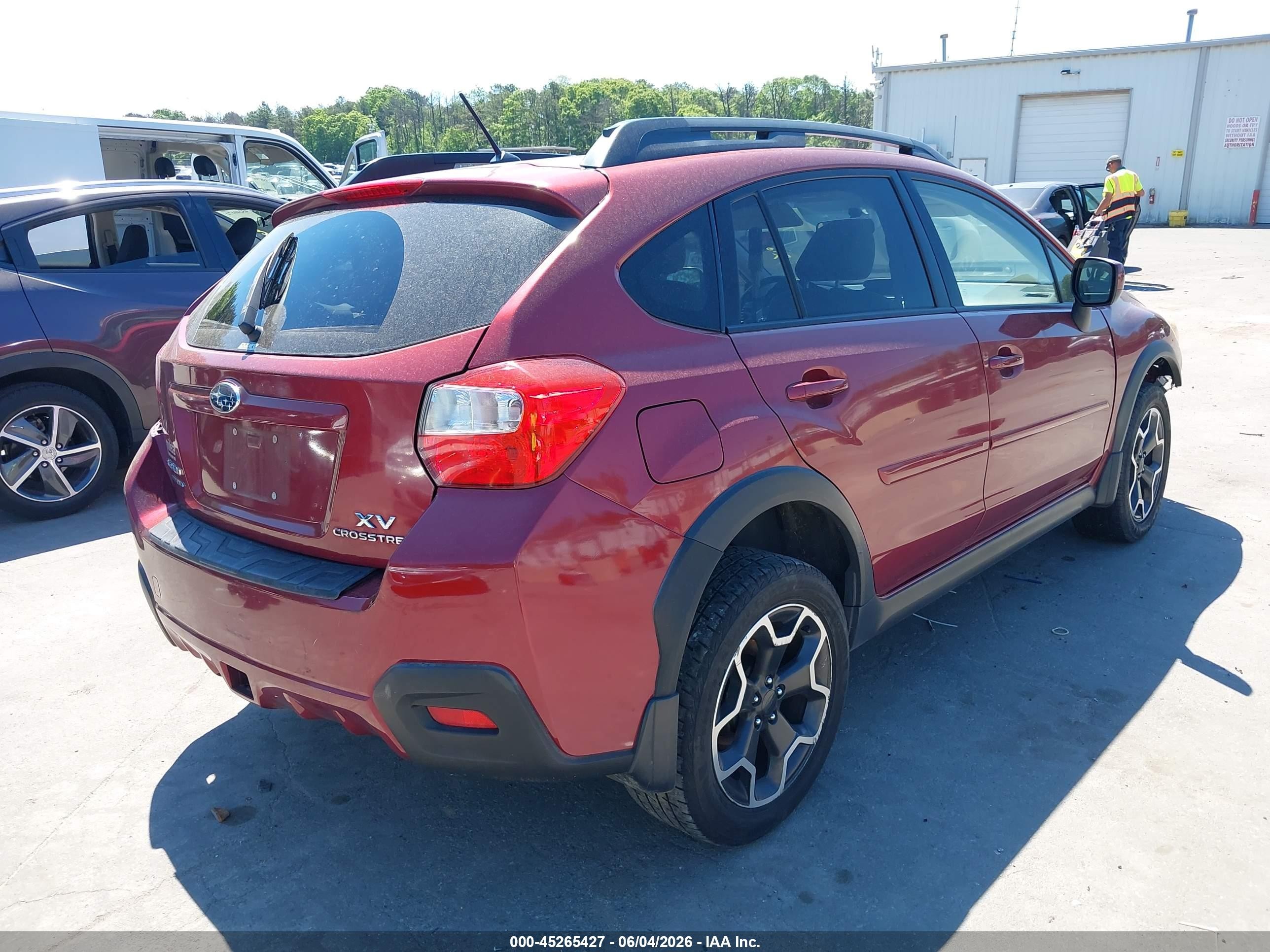 2013 Subaru Xv Crosstrek 2.0i Limited Red vin: JF2GPAGC0DH877726