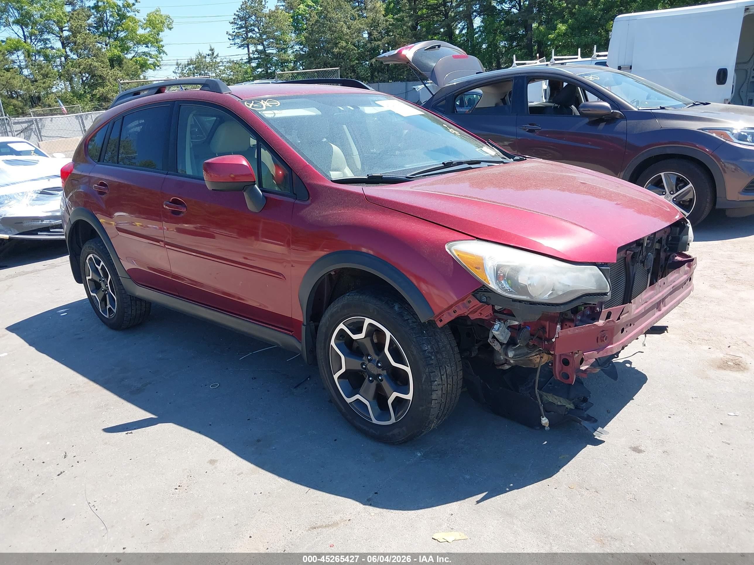 2013 Subaru Xv Crosstrek 2.0i Limited Red vin: JF2GPAGC0DH877726