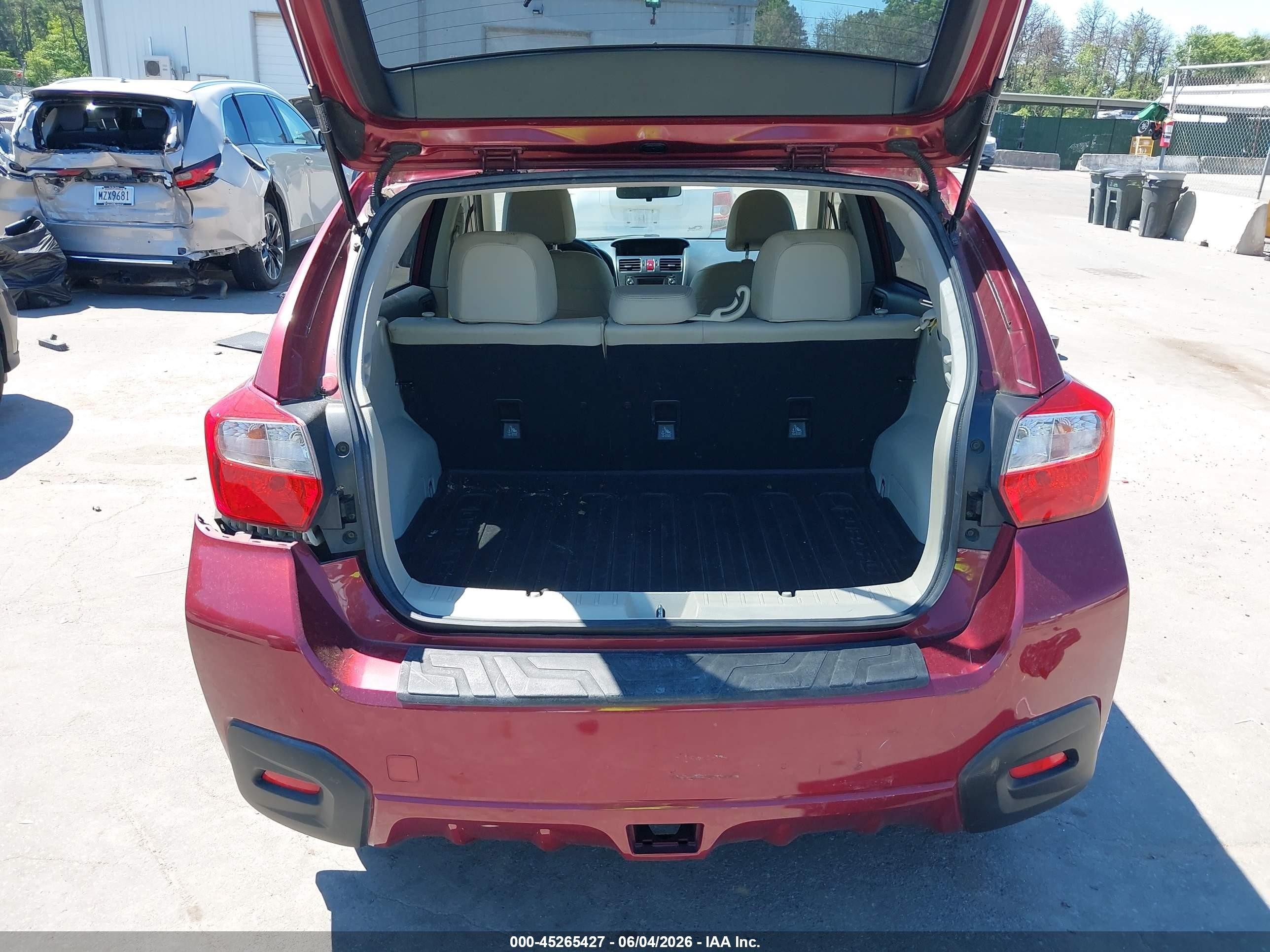 2013 Subaru Xv Crosstrek 2.0i Limited Red vin: JF2GPAGC0DH877726