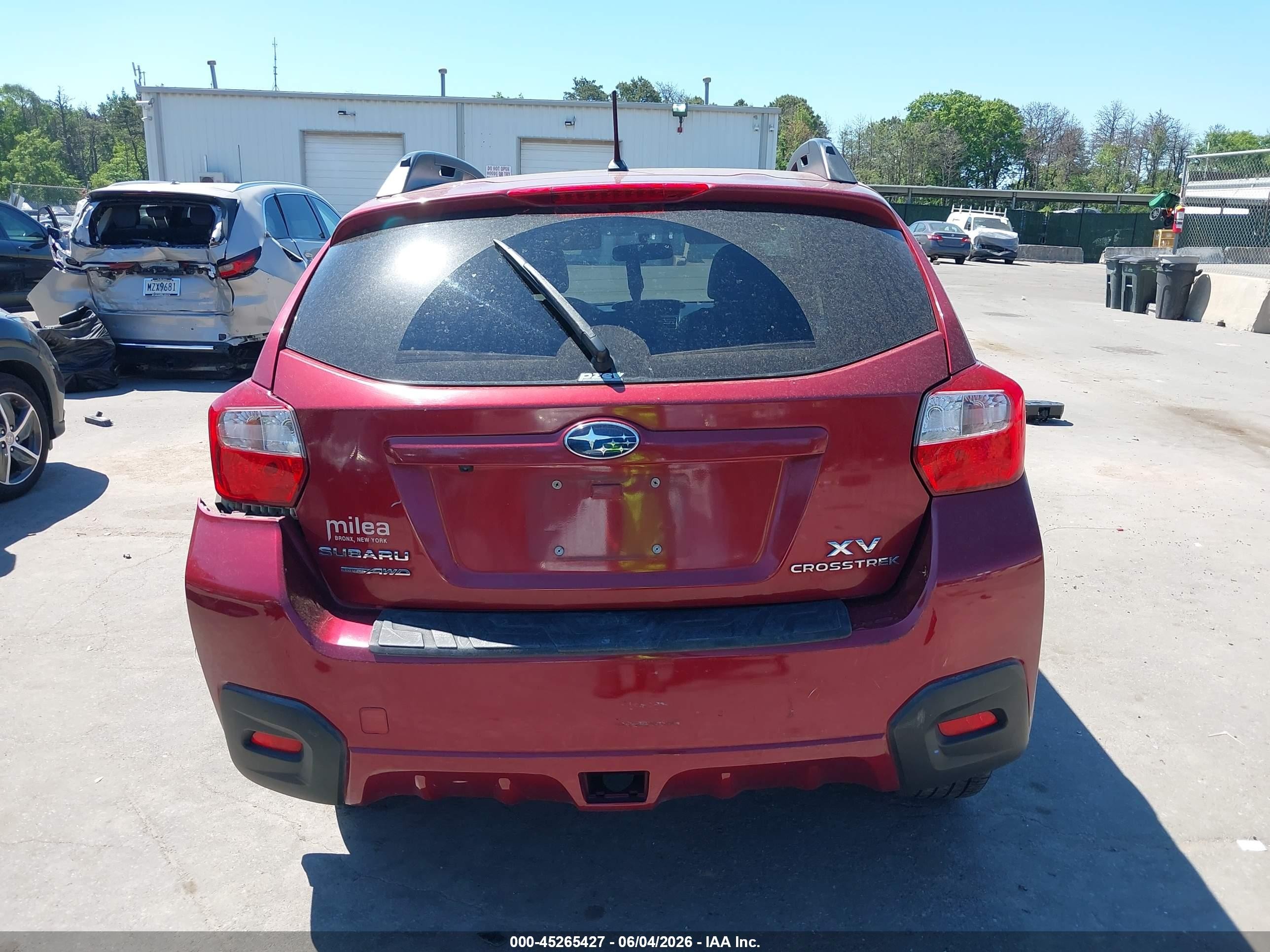 2013 Subaru Xv Crosstrek 2.0i Limited Red vin: JF2GPAGC0DH877726