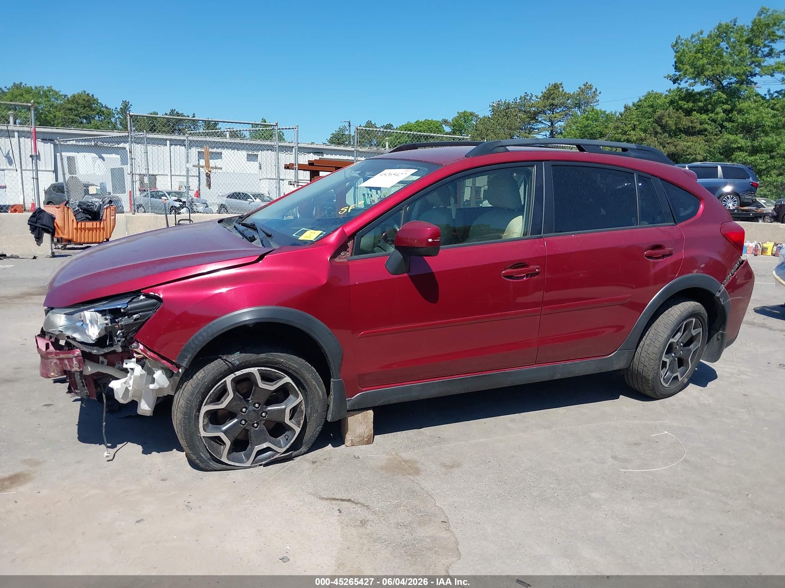 2013 Subaru Xv Crosstrek 2.0i Limited Red vin: JF2GPAGC0DH877726