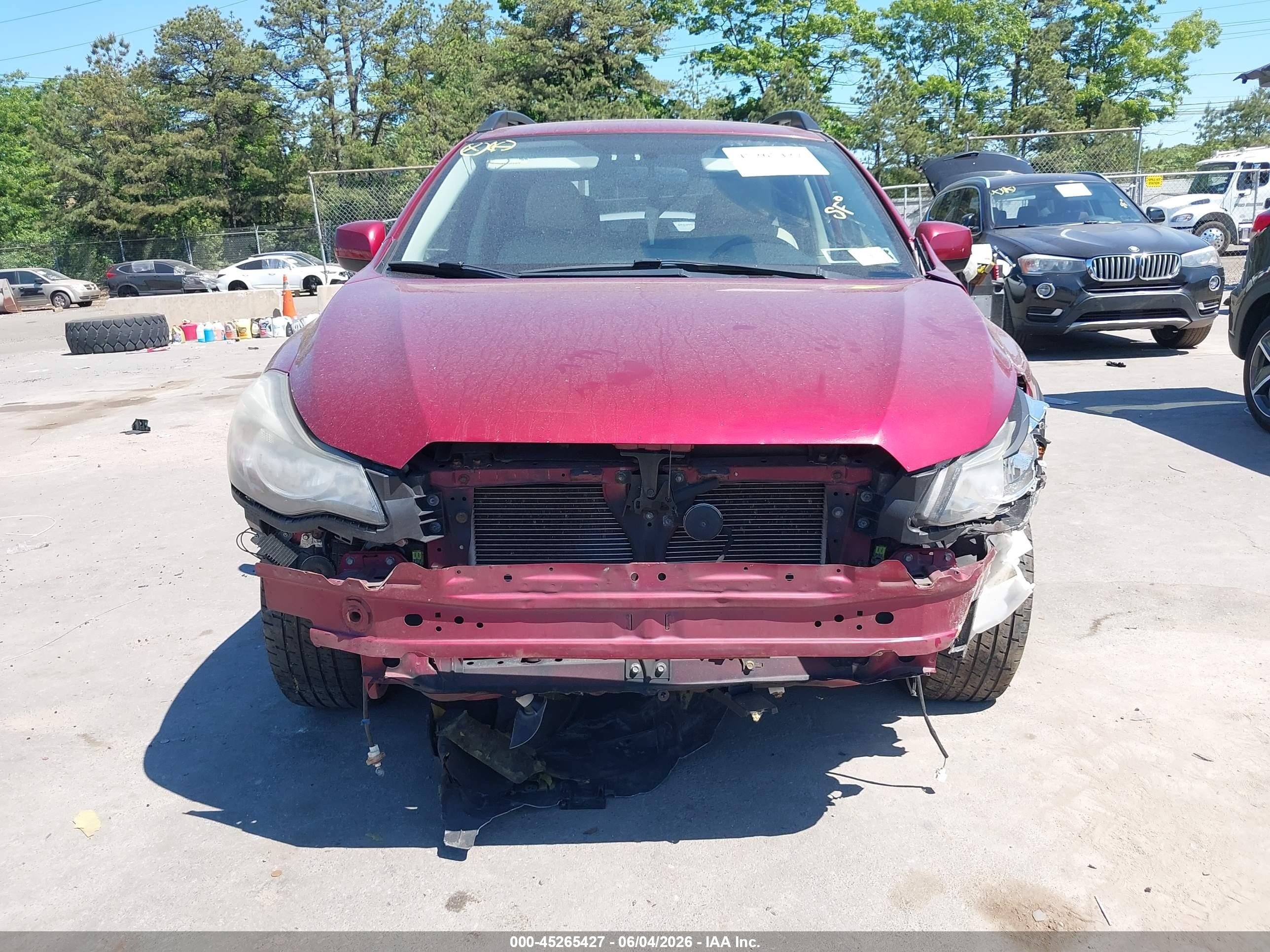 2013 Subaru Xv Crosstrek 2.0i Limited Red vin: JF2GPAGC0DH877726