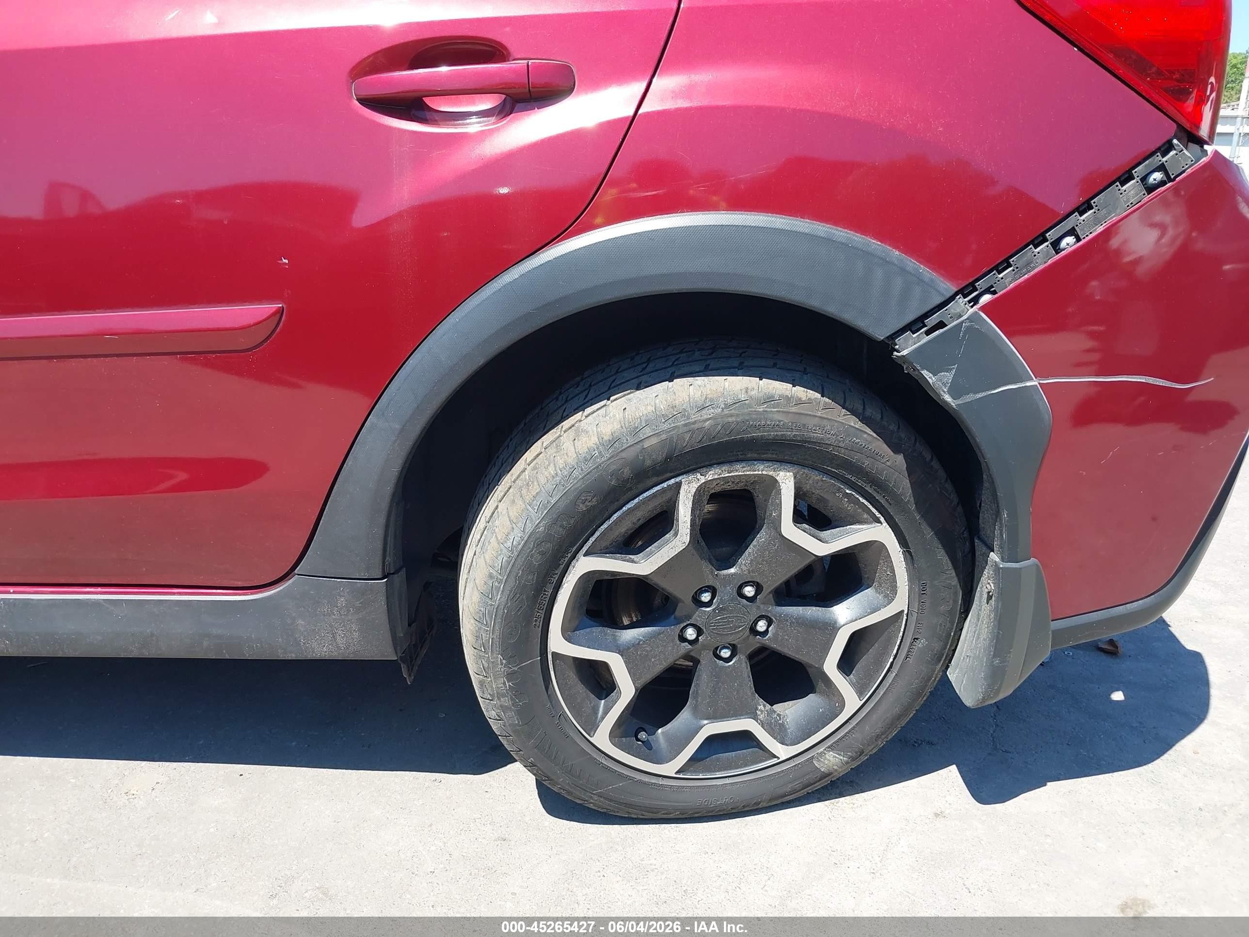 2013 Subaru Xv Crosstrek 2.0i Limited Red vin: JF2GPAGC0DH877726