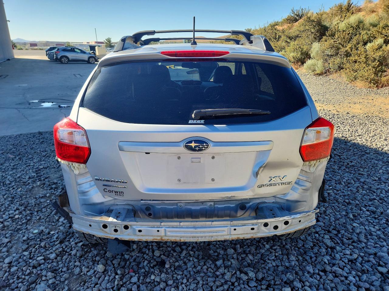 2014 Subaru Xv Crosstrek 2.0 Limited Silver vin: JF2GPAGC0E8217428