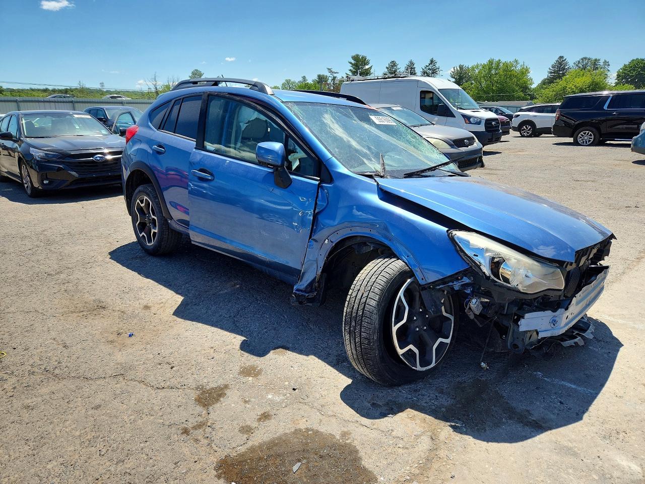 2014 Subaru Xv Crosstrek 2.0 Limited Blue vin: JF2GPAGC0EH342557