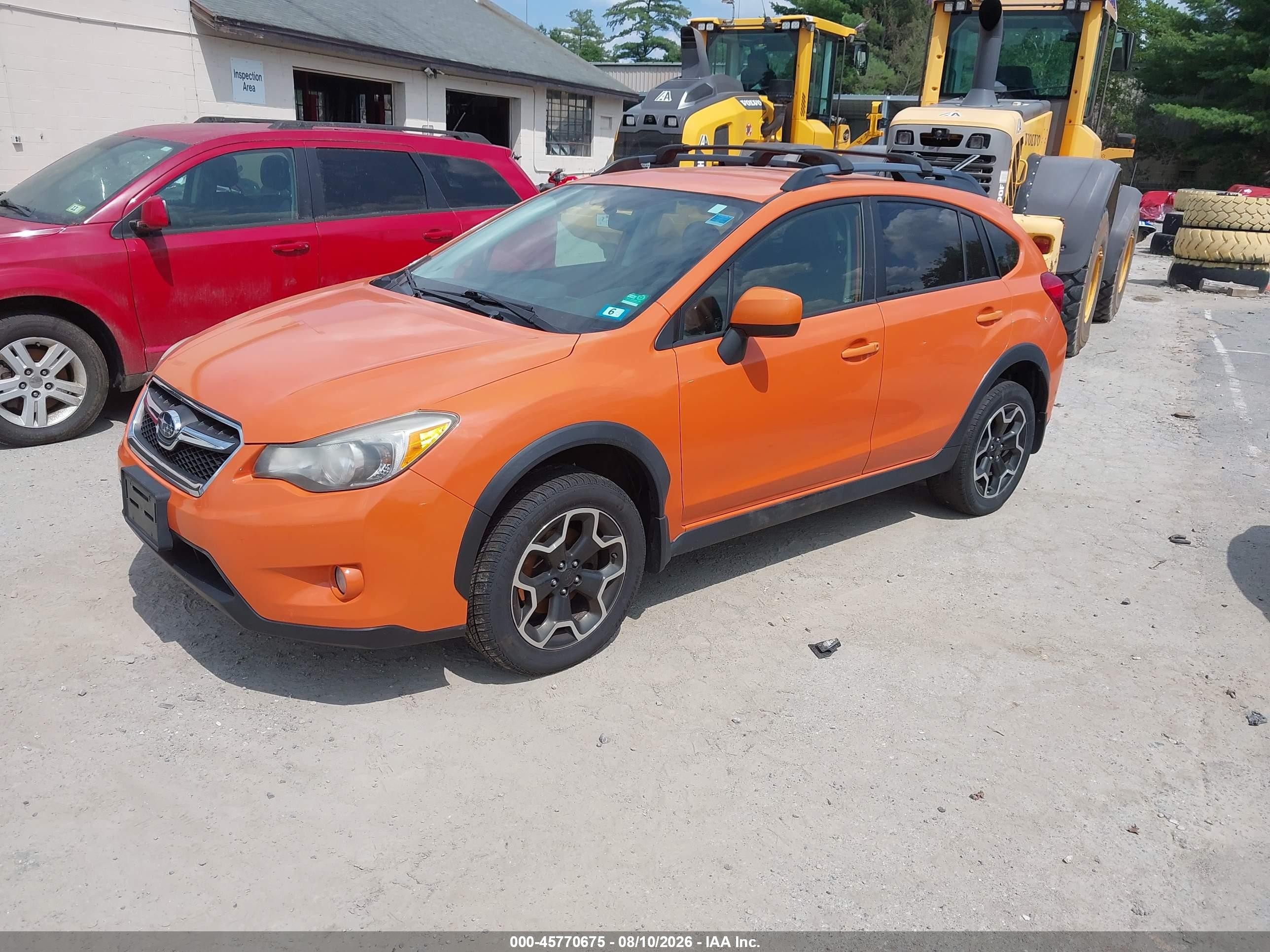 2014 Subaru Xv Crosstrek 2.0i Limited Orange vin: JF2GPAGC0EH344339