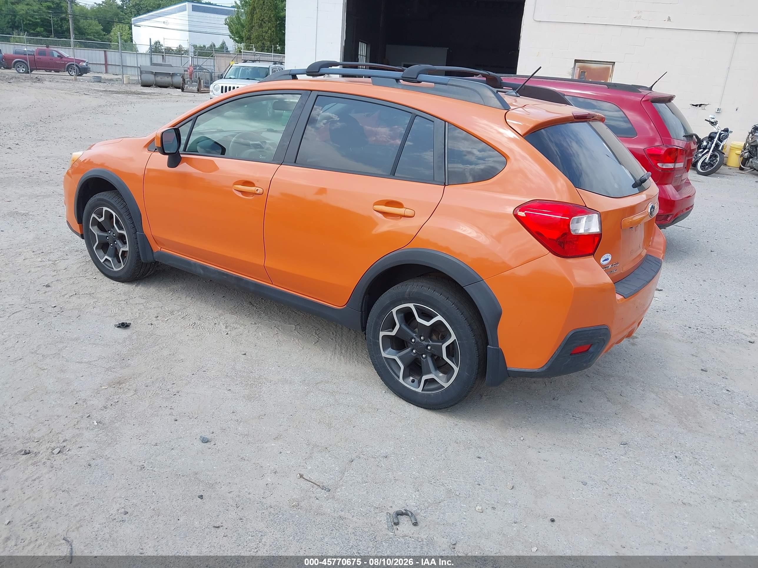 2014 Subaru Xv Crosstrek 2.0i Limited Orange vin: JF2GPAGC0EH344339