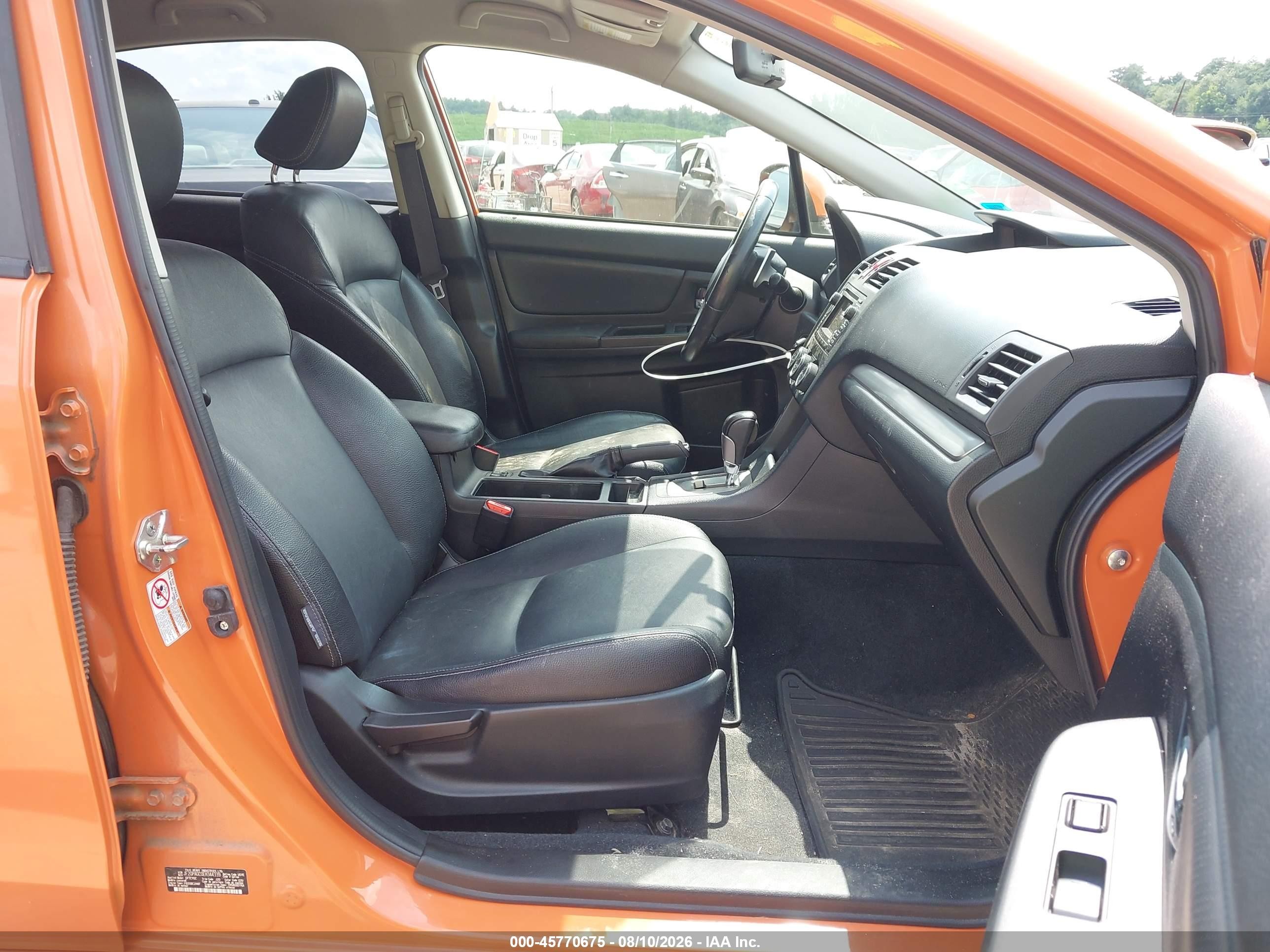 2014 Subaru Xv Crosstrek 2.0i Limited Orange vin: JF2GPAGC0EH344339
