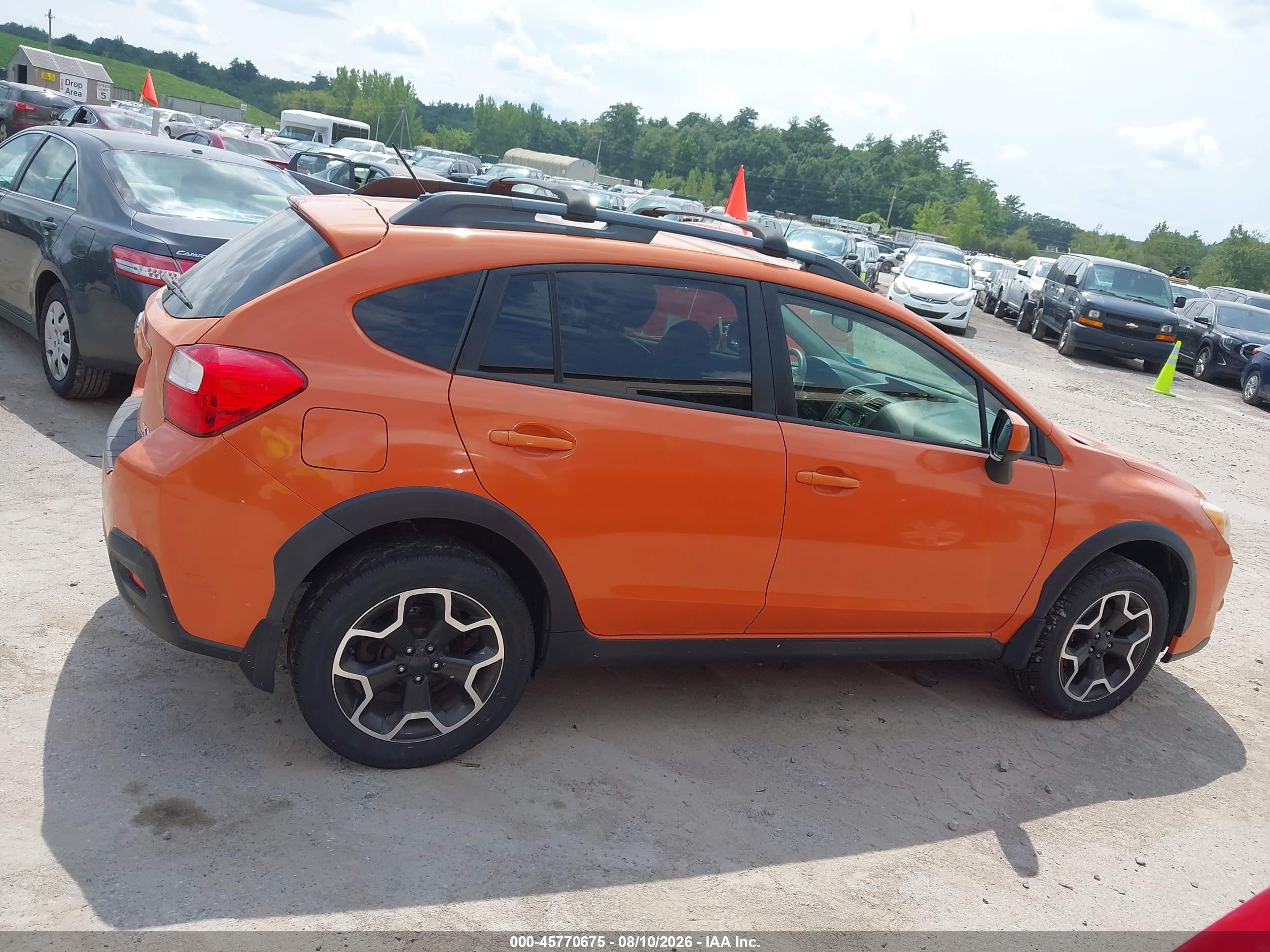 2014 Subaru Xv Crosstrek 2.0i Limited Orange vin: JF2GPAGC0EH344339