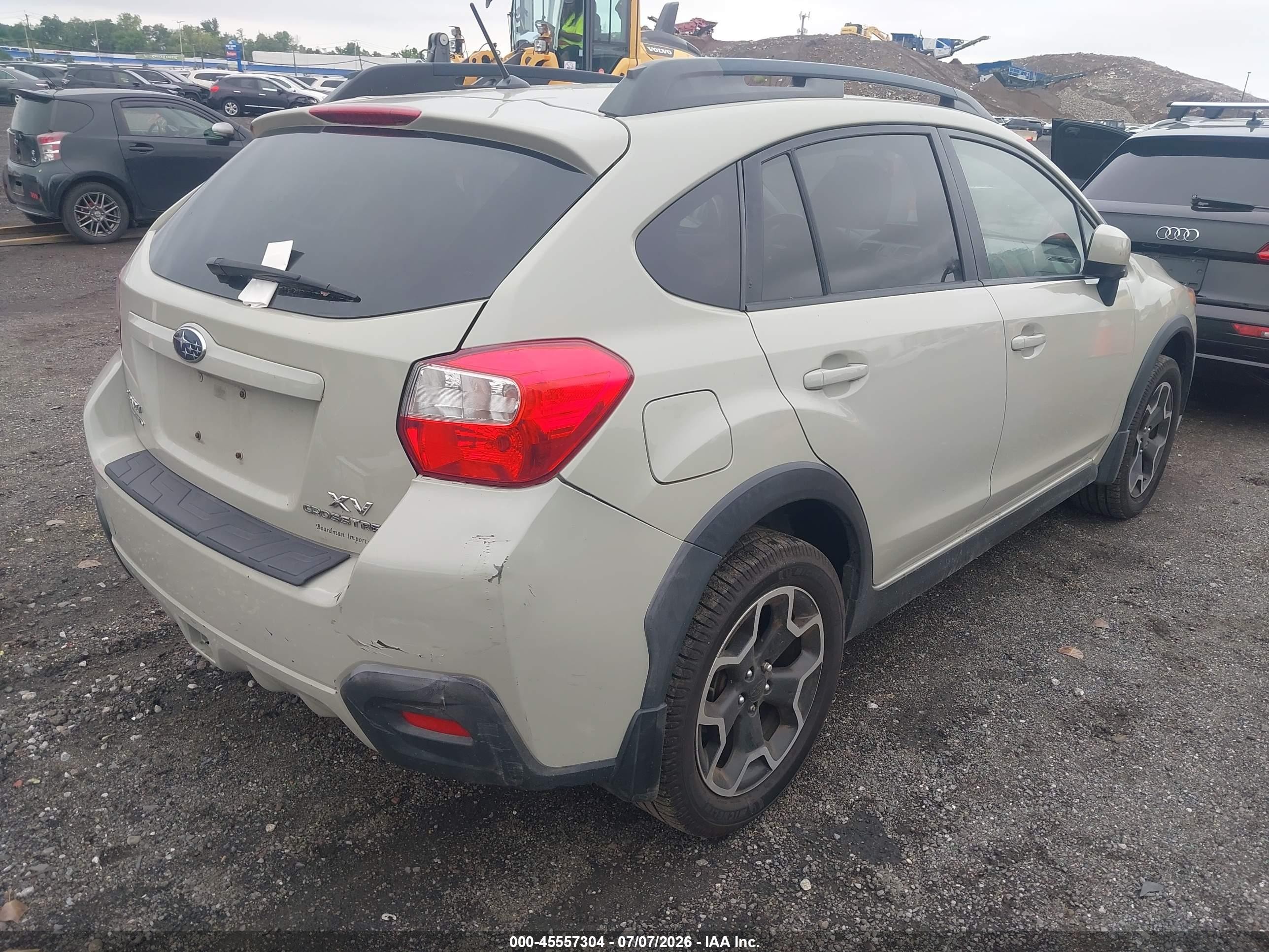2013 Subaru Xv Crosstrek 2.0i Limited Cream vin: JF2GPAGC1D2820891