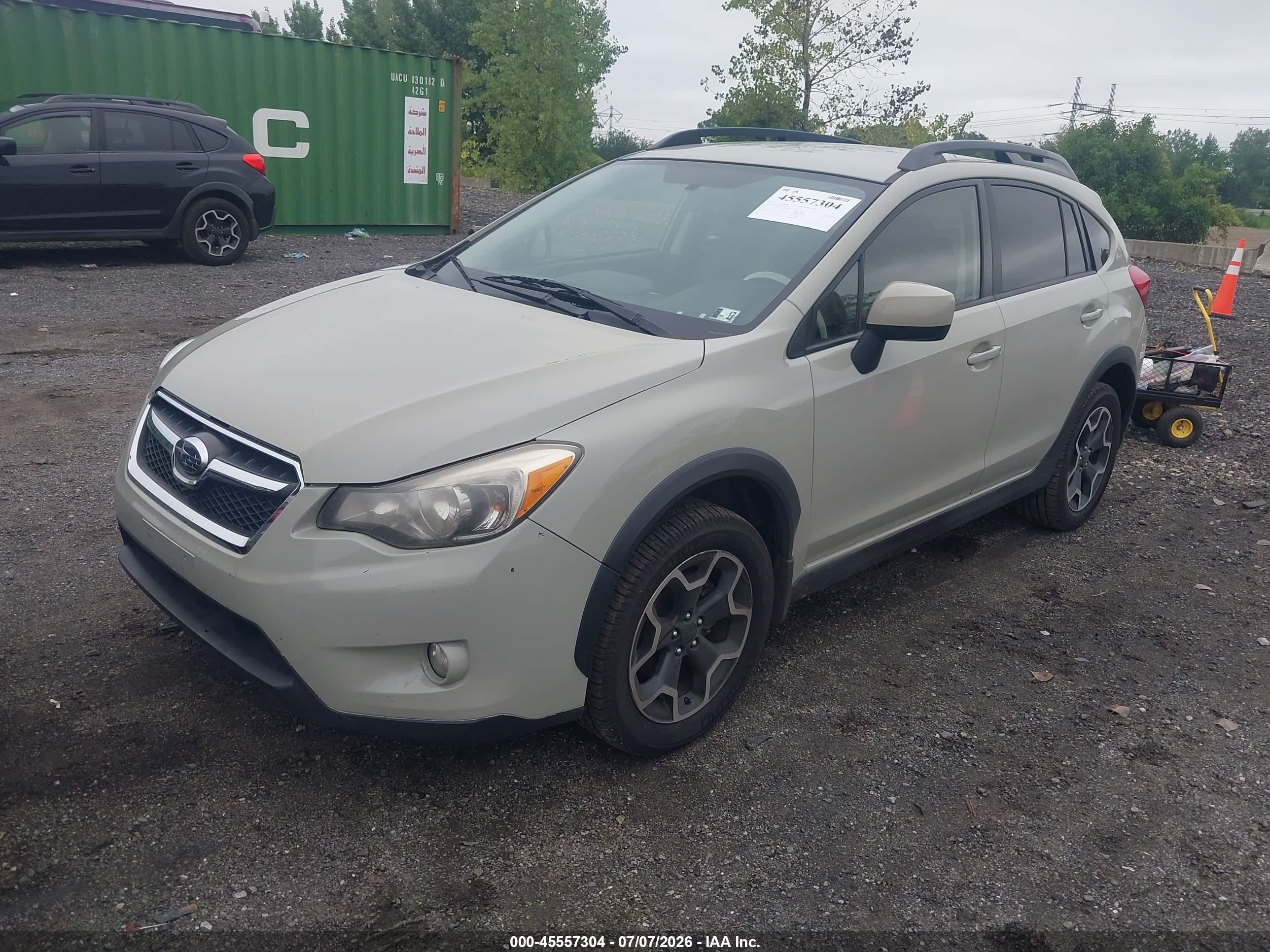 2013 Subaru Xv Crosstrek 2.0i Limited Cream vin: JF2GPAGC1D2820891