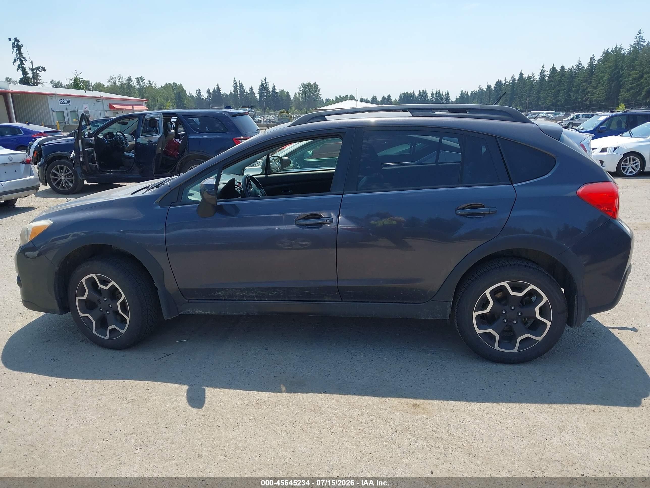 2013 Subaru Xv Crosstrek 2.0i Limited Gray vin: JF2GPAGC1D2888270