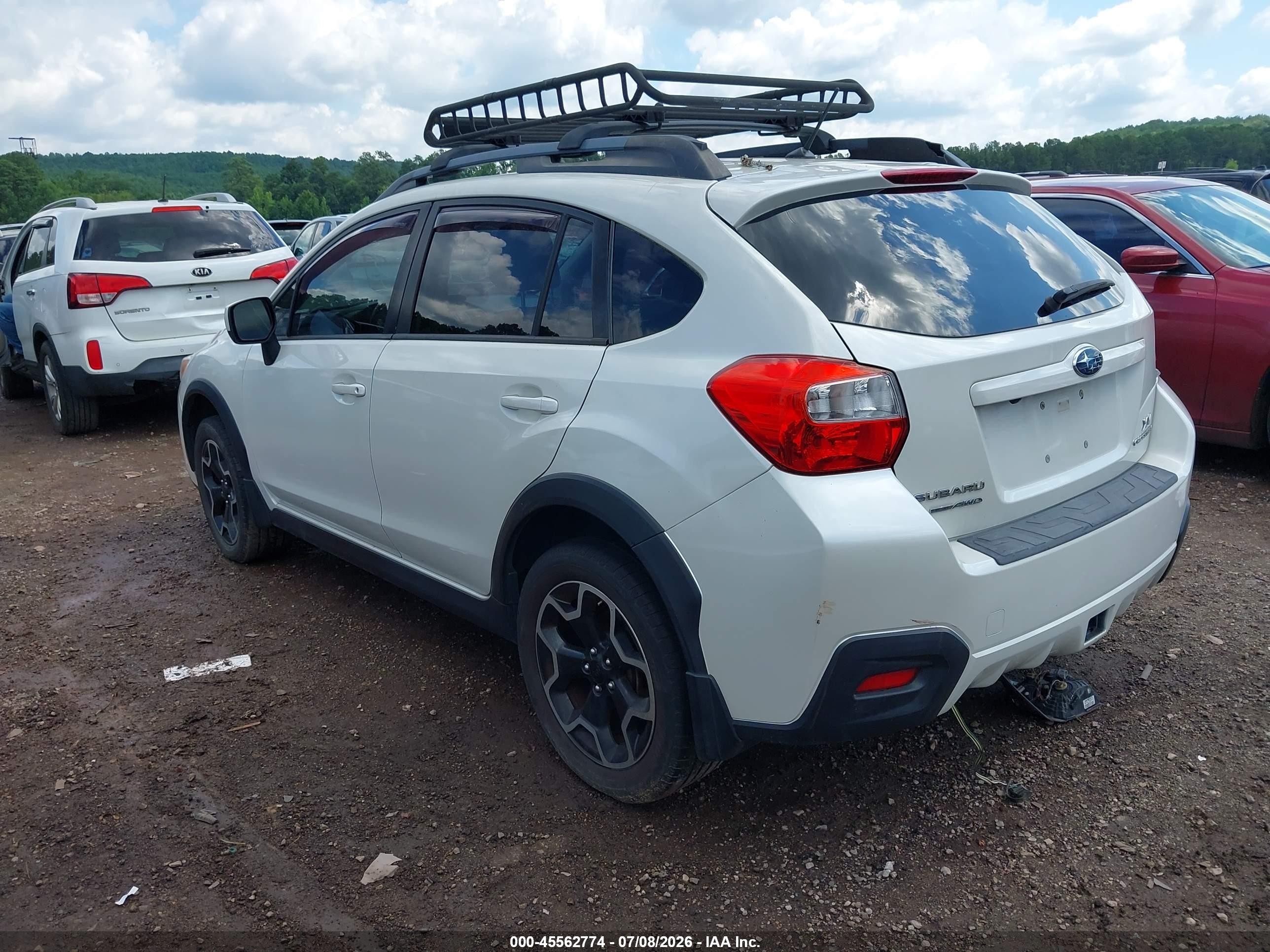 2013 Subaru Xv Crosstrek 2.0i Limited White vin: JF2GPAGC1D2891993