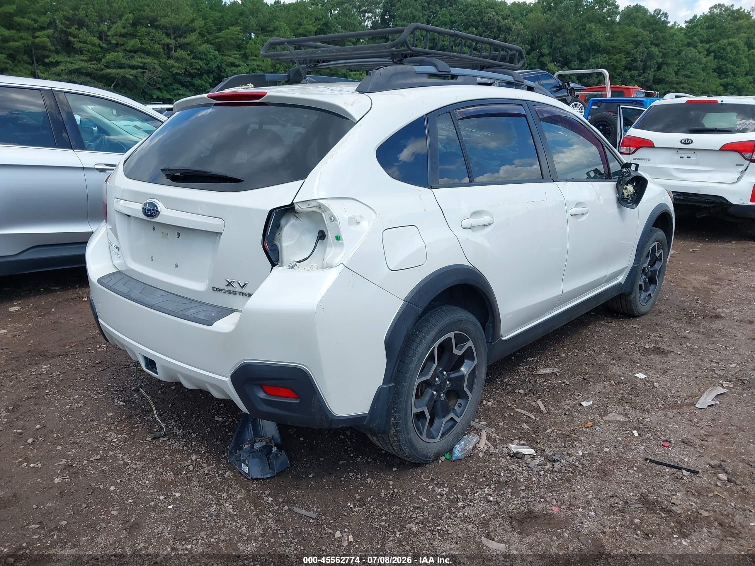 2013 Subaru Xv Crosstrek 2.0i Limited White vin: JF2GPAGC1D2891993